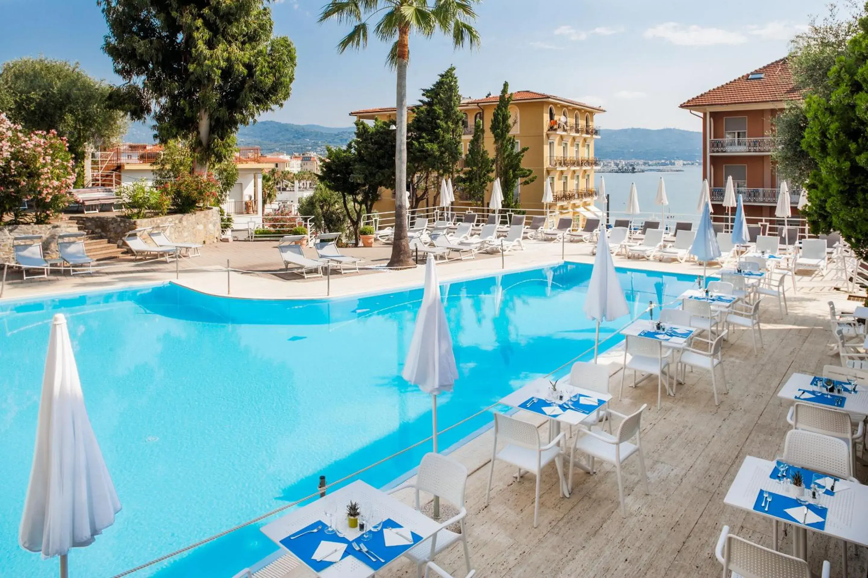 Pool View in Hotel Moresco