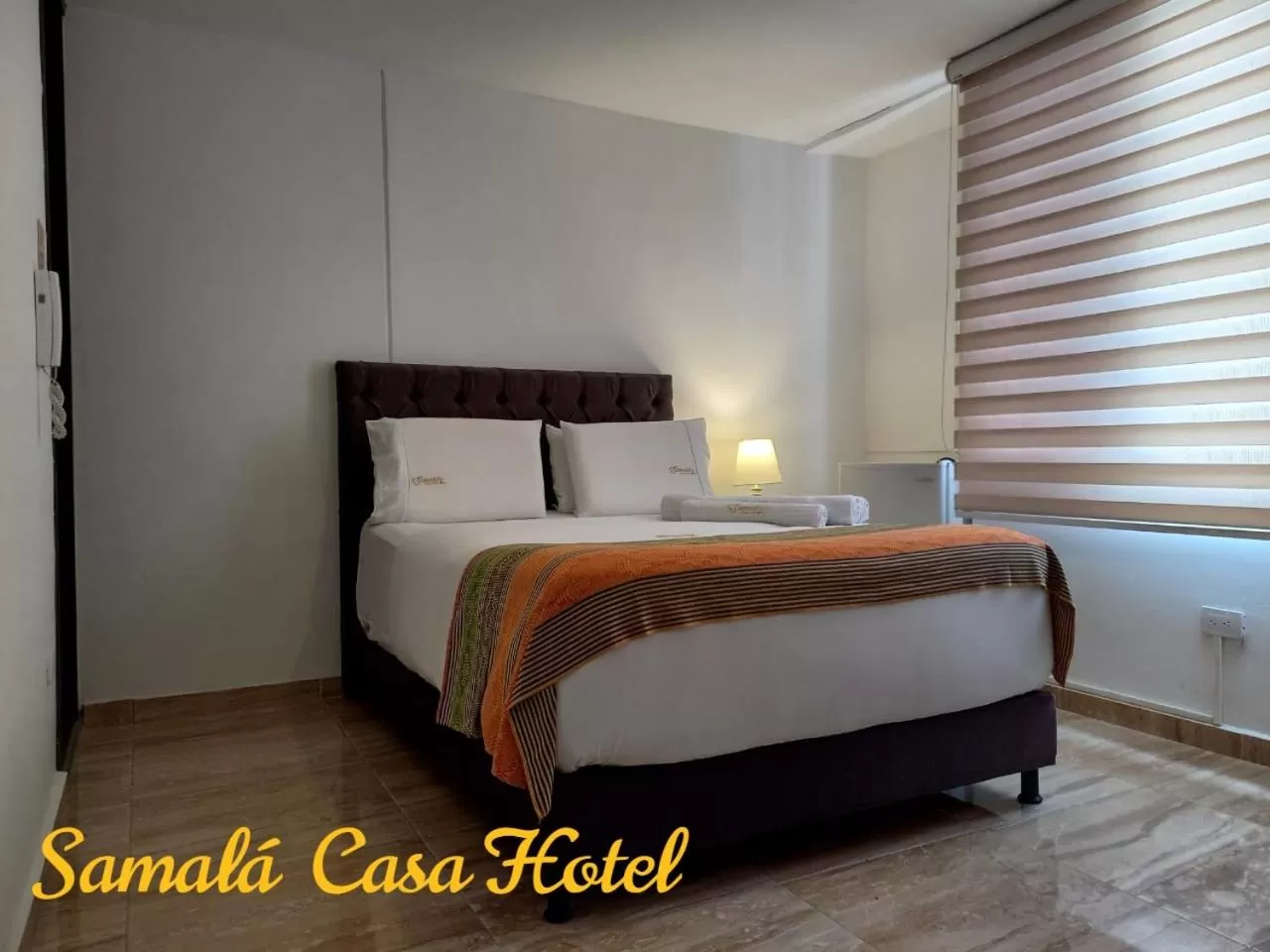 Bed in Samalá Casa Hotel