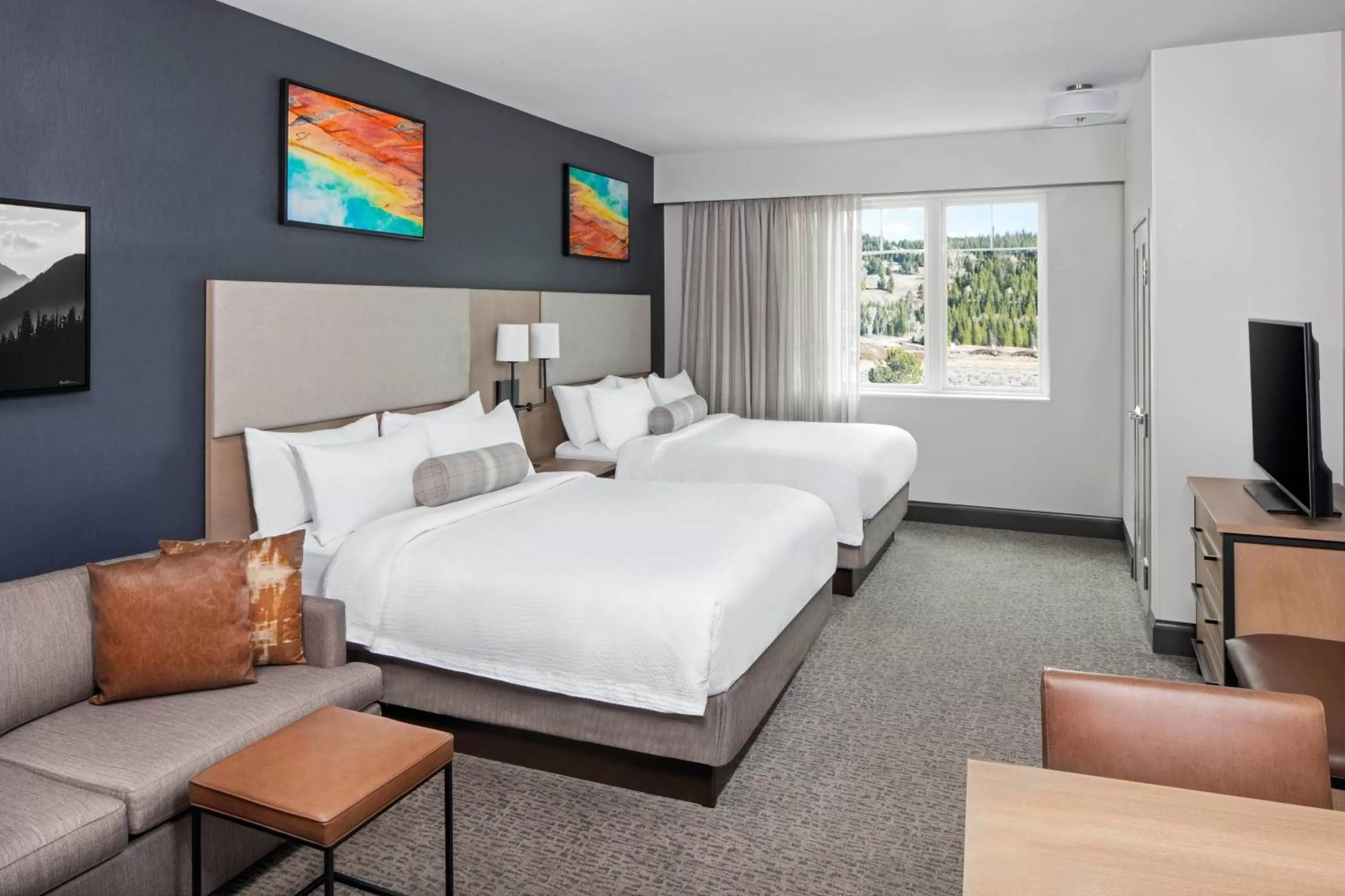 Bedroom, Bed in Residence Inn by Marriott Big Sky/The Wilson Hotel