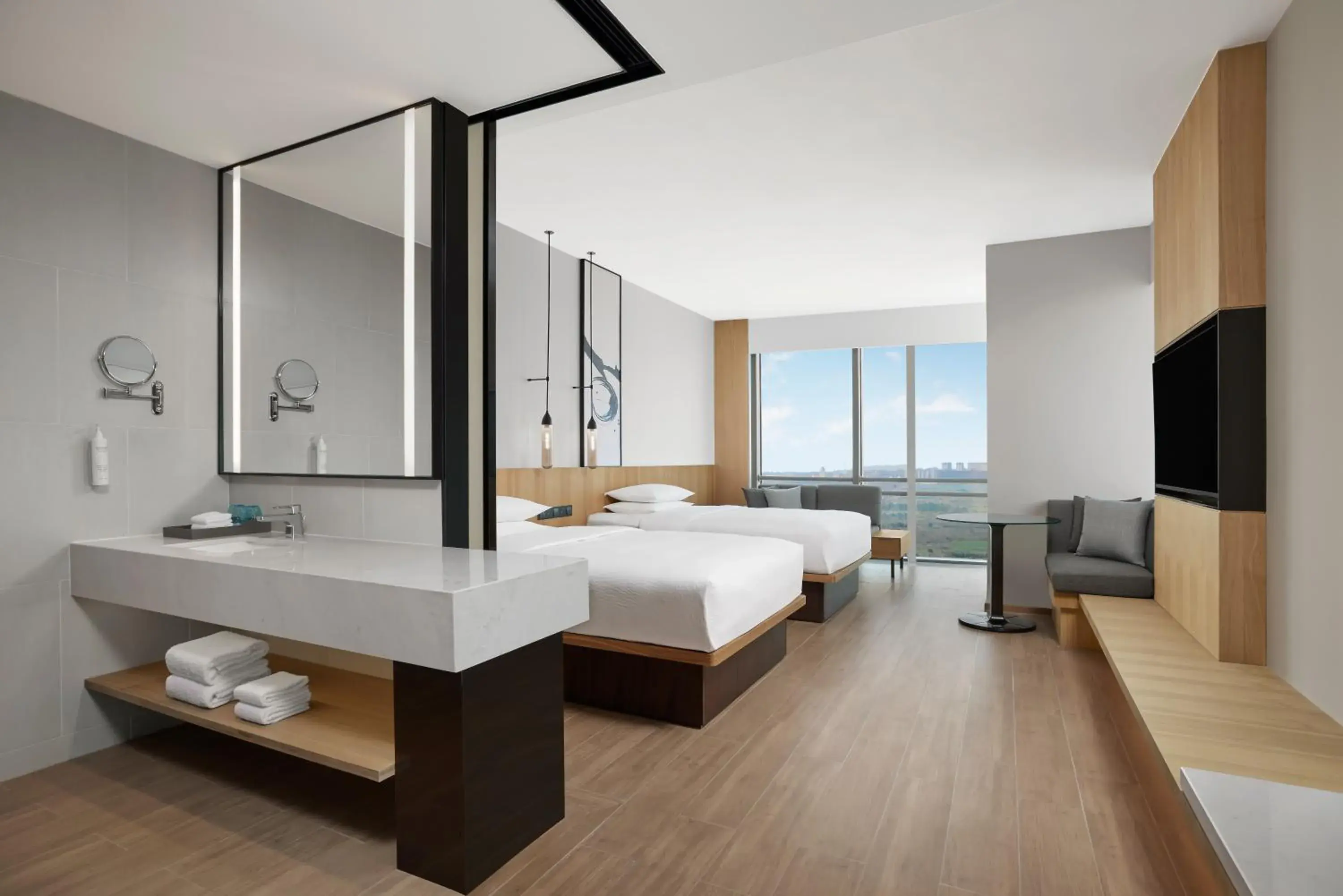 Bed, Bathroom in Fairfield by Marriott Changzhou Jintan