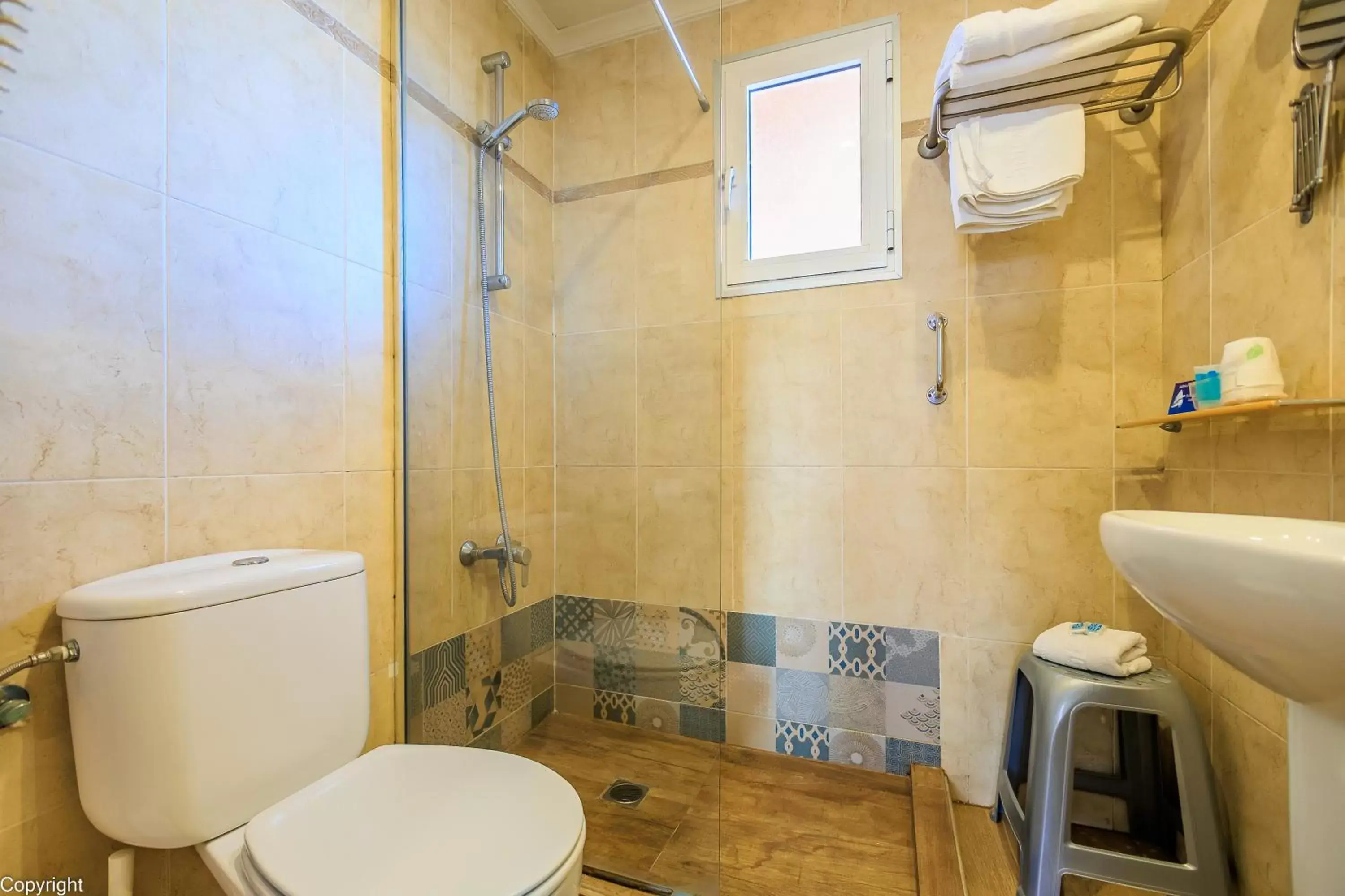 Shower, Bathroom in Hotel Madrid