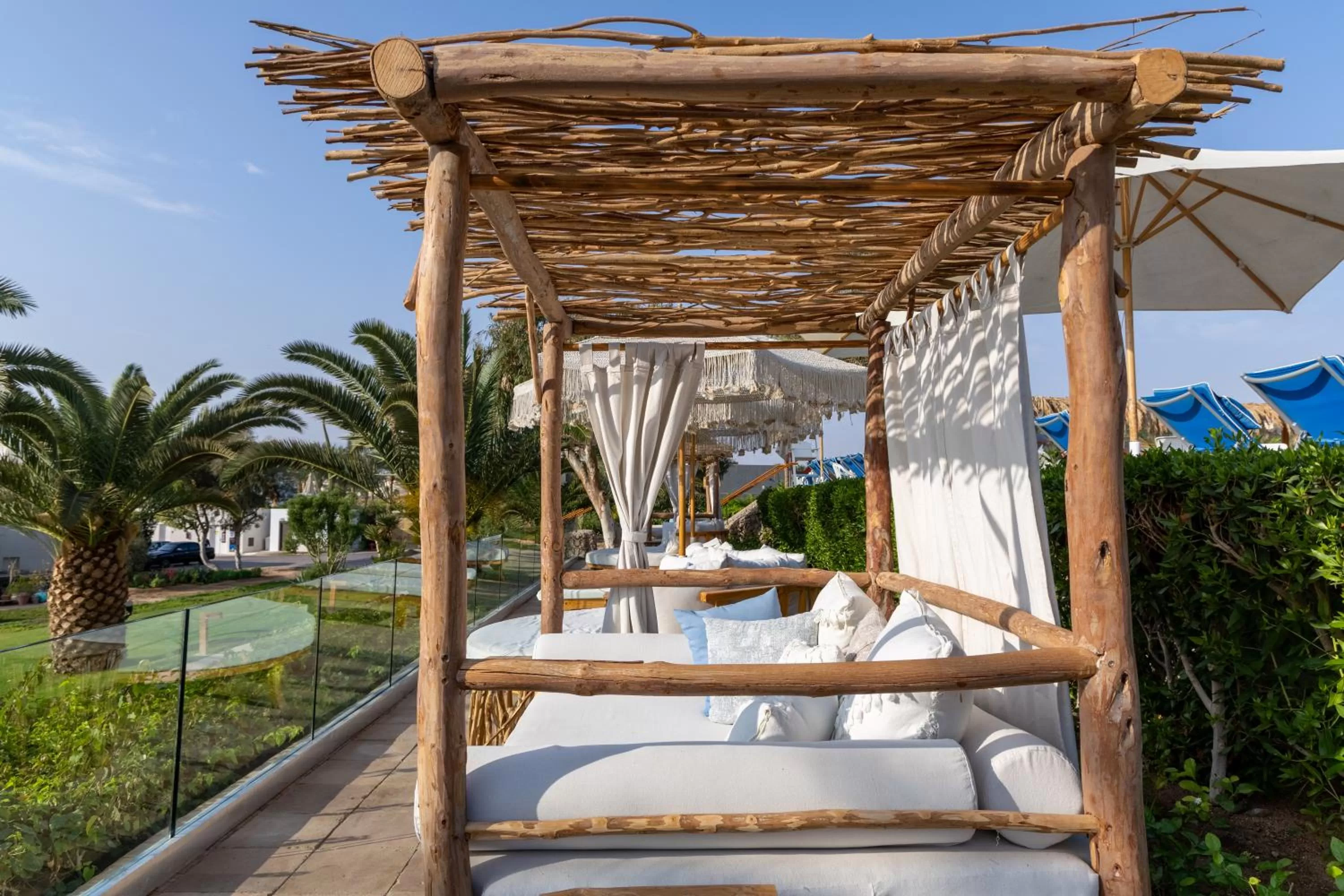 sunbed in Fort Arabesque Resort, Spa & Villas