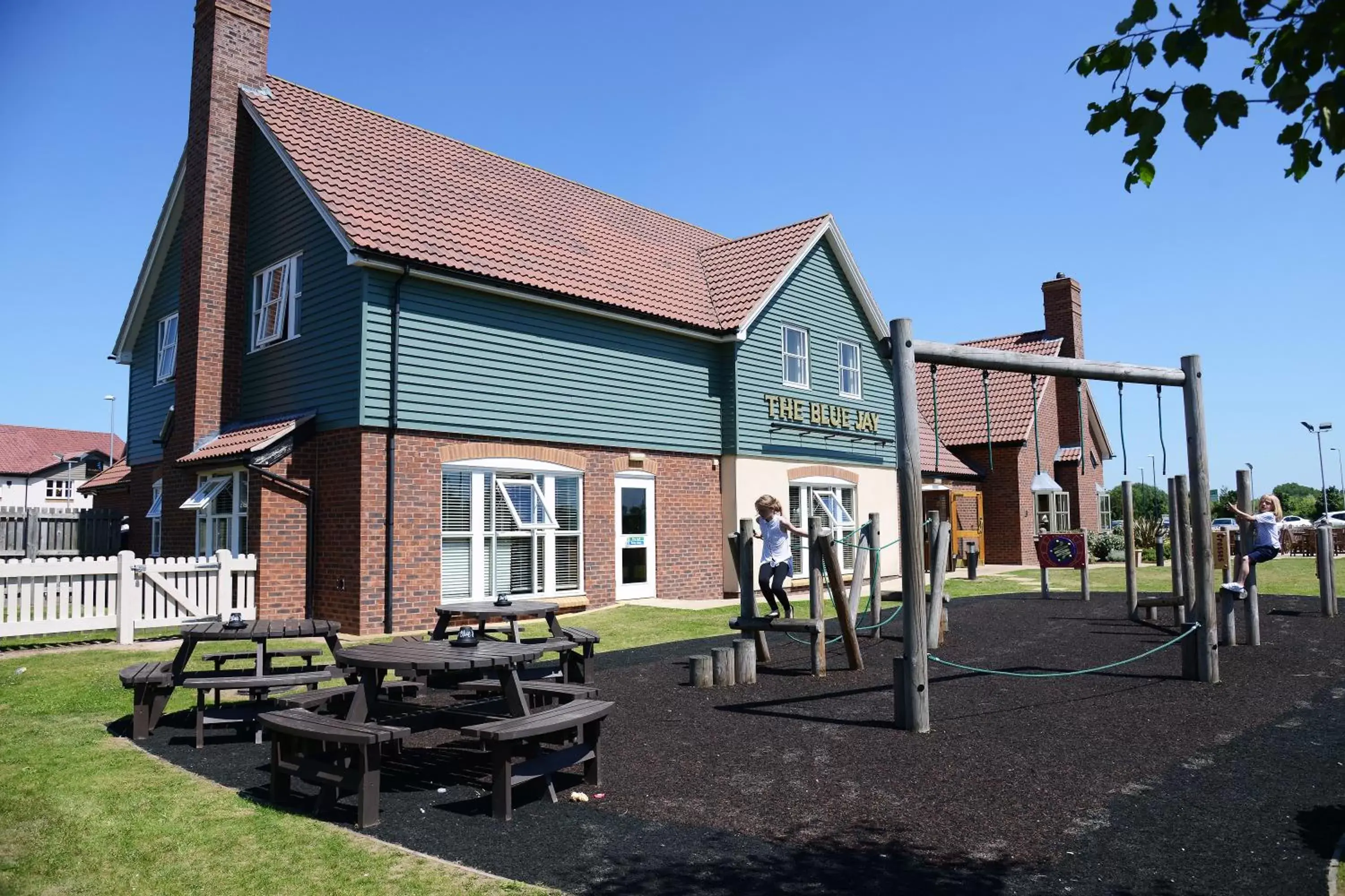 Children play ground, Property Building in Blue Jay, Derby by Marston's Inns