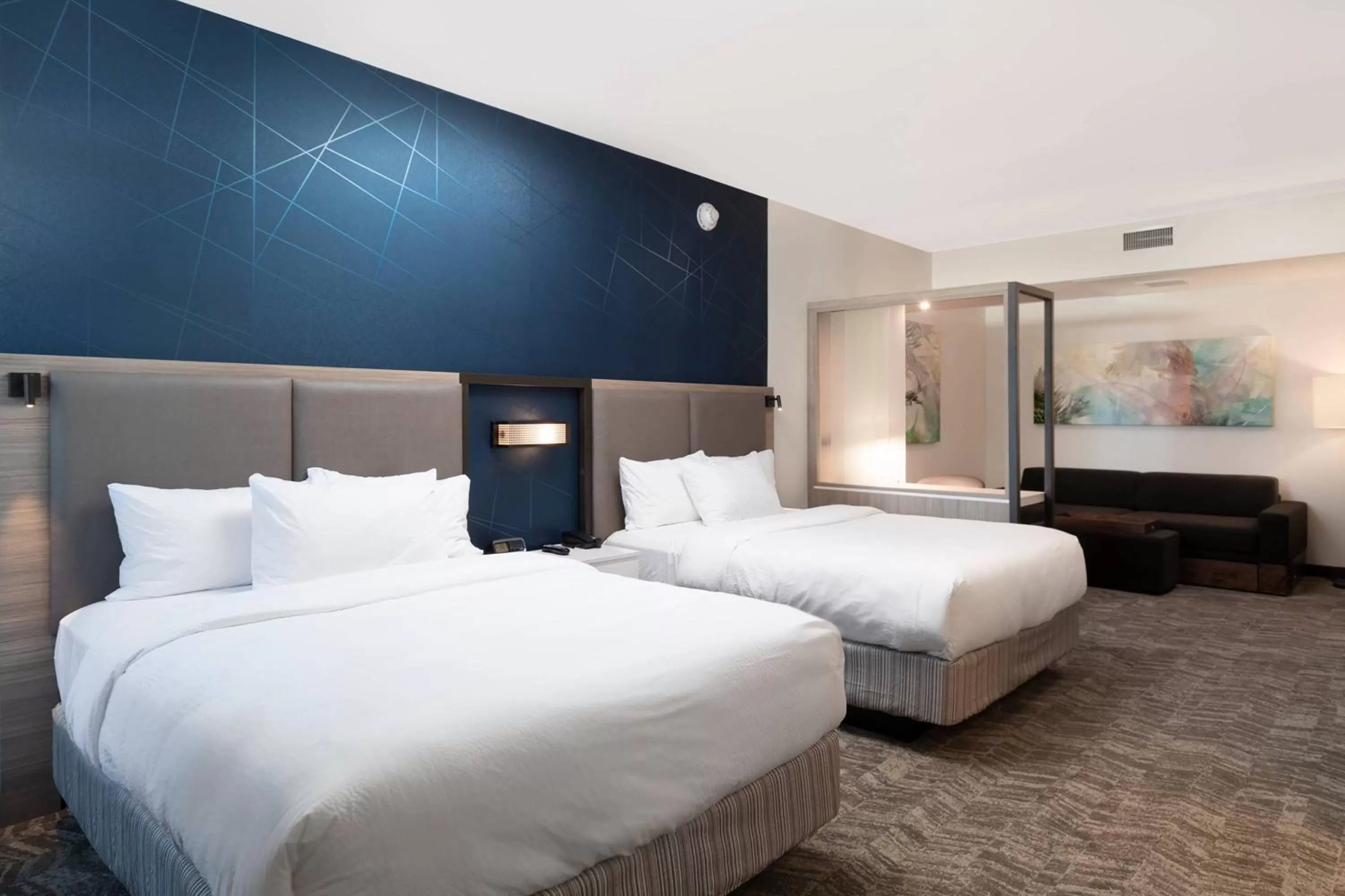 Bedroom, Bed in SpringHill Suites by Marriott Cape Canaveral Cocoa Beach