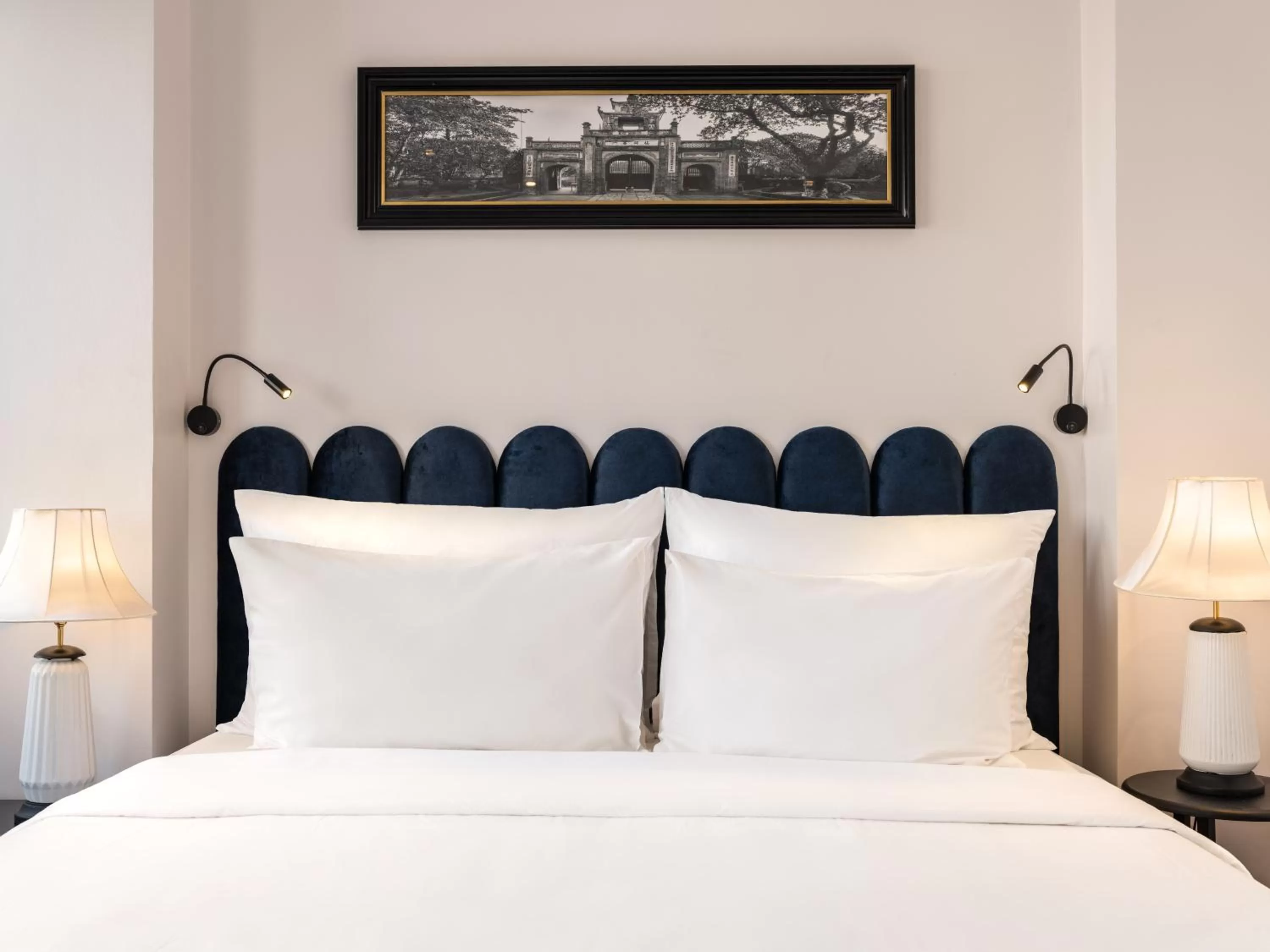 Bed in The Flower Boutique Hotel & Travel