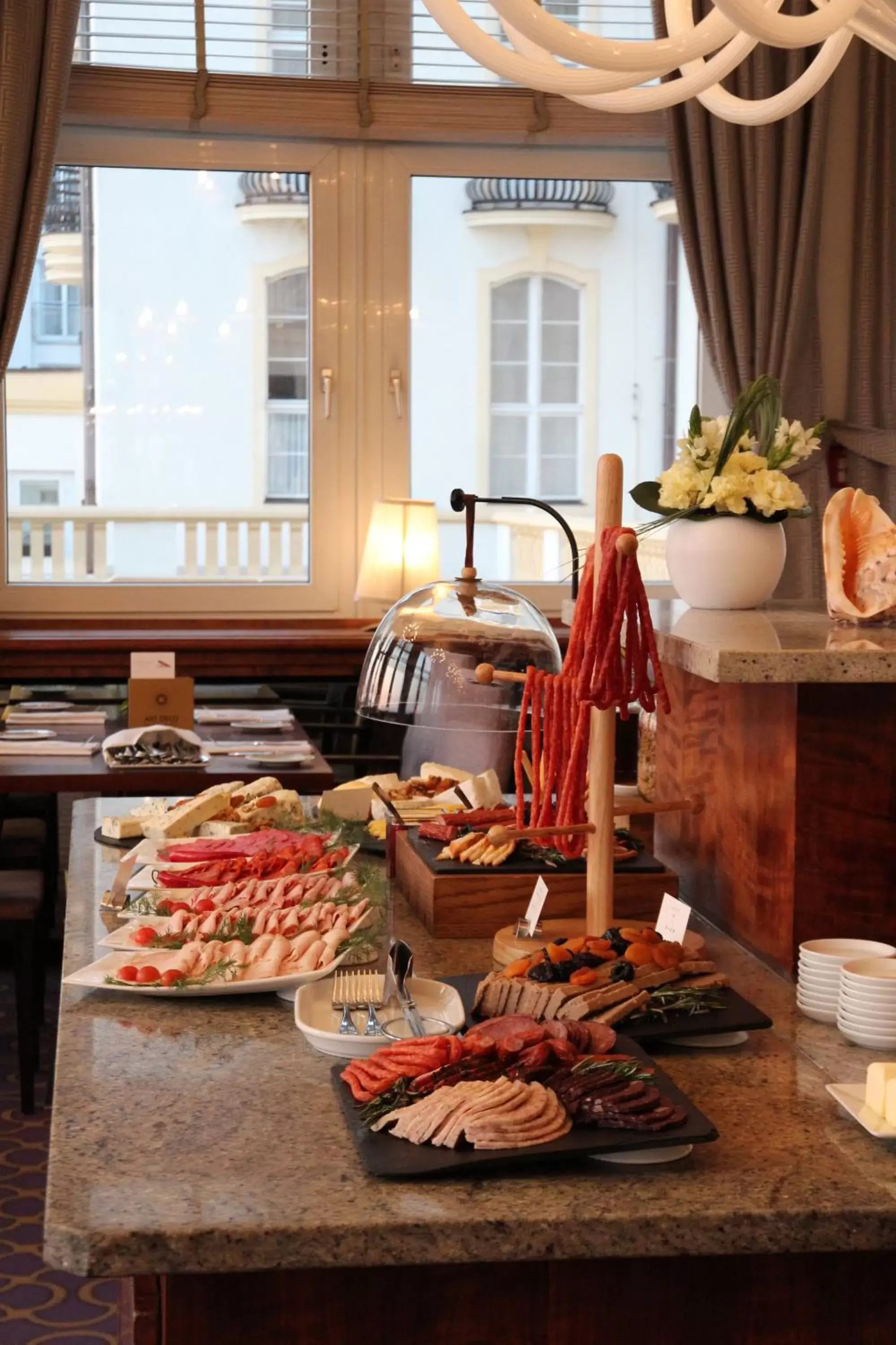 Buffet breakfast, Food in Sofitel Grand Sopot