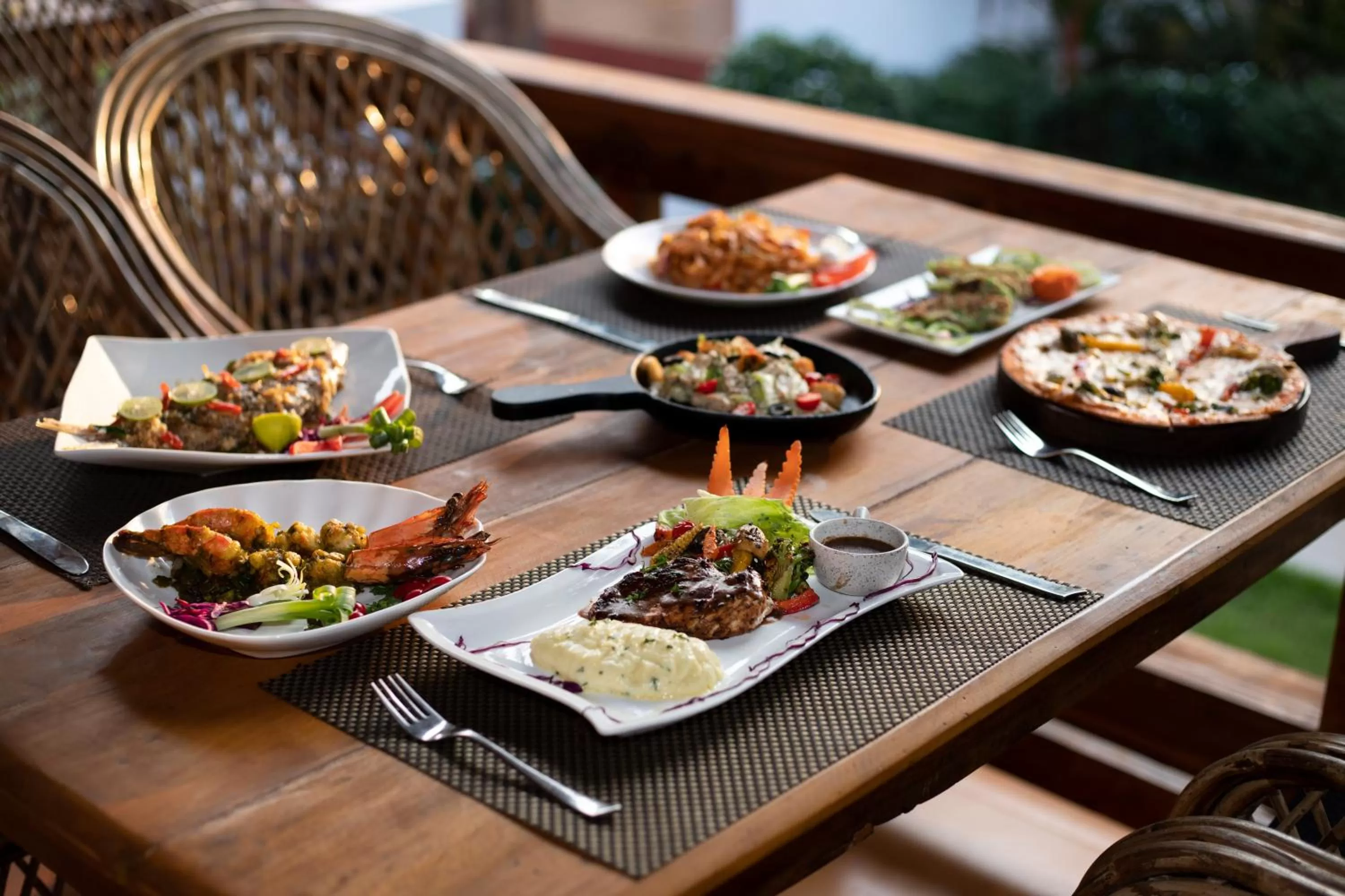 Restaurant/places to eat in Wild Berry Resort Agonda