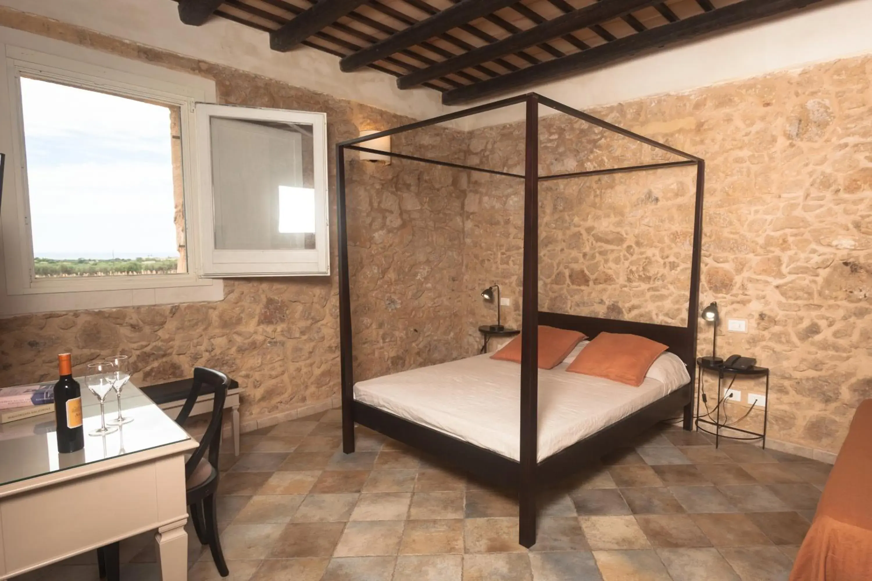 Bedroom in Agriturismo Baglio Donnafranca Wine Resort