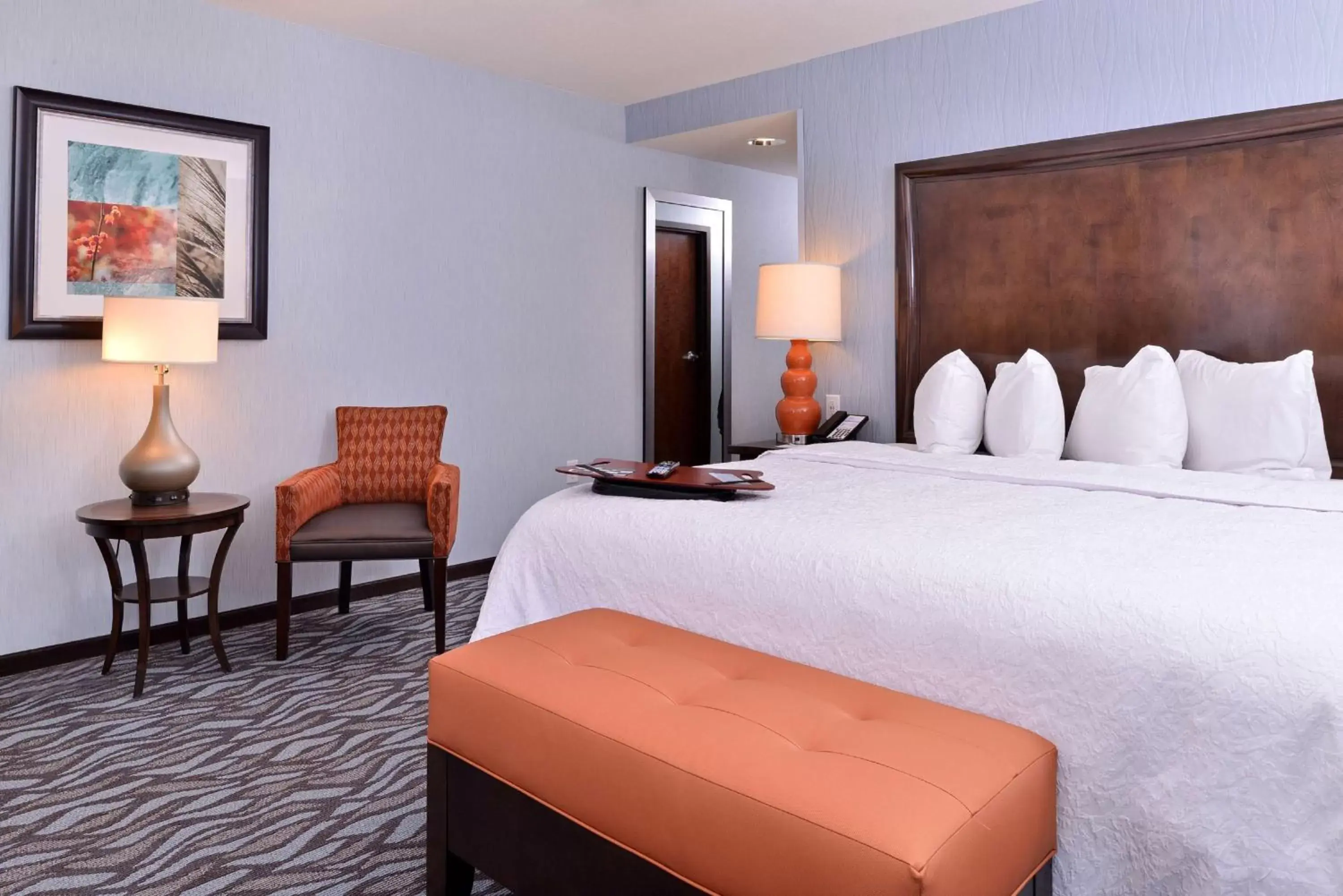 Bed in Hampton Inn Potsdam Bed in Hampton Inn Potsdam