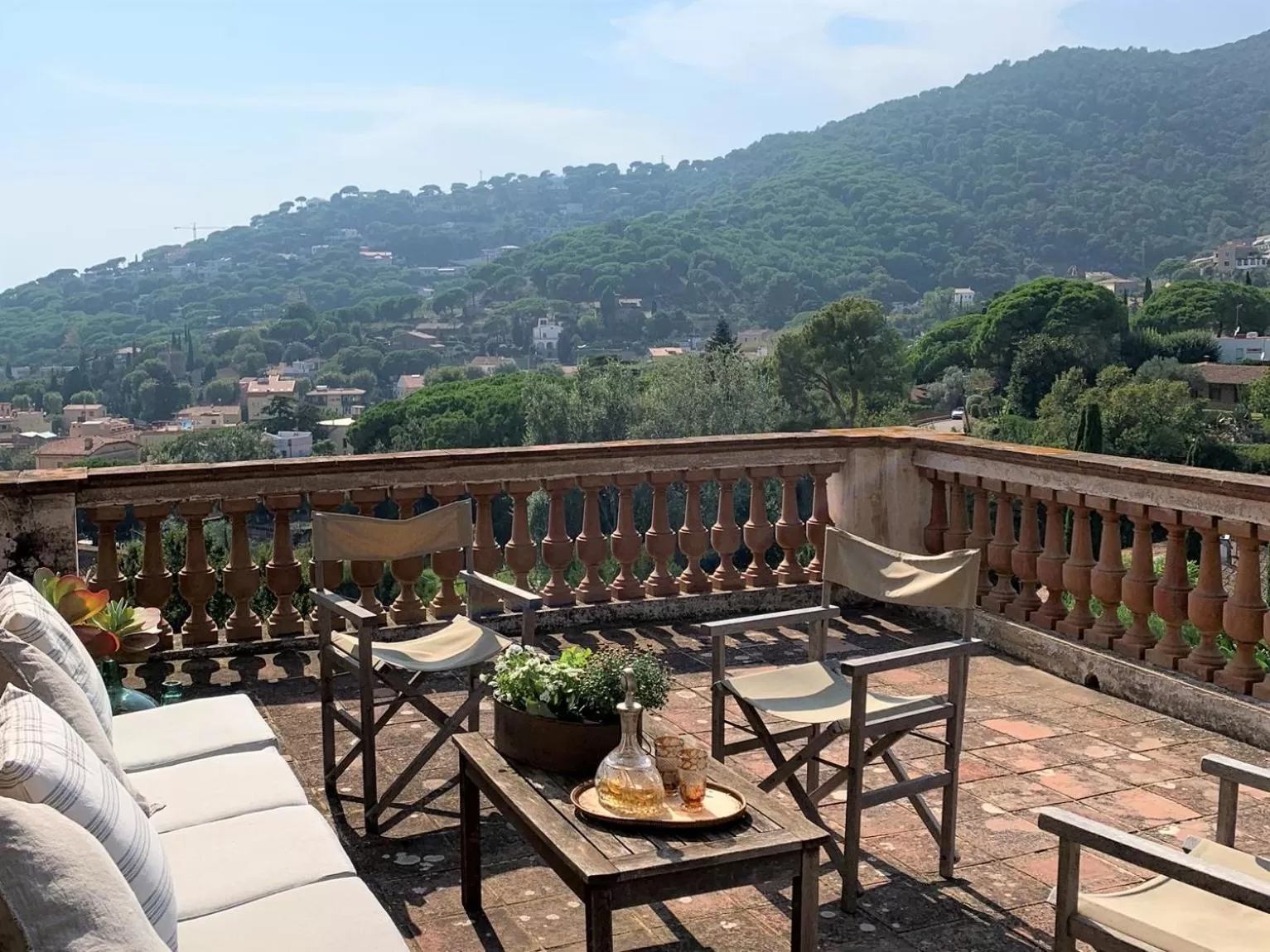 Balcony/Terrace in B&B Can Casadella