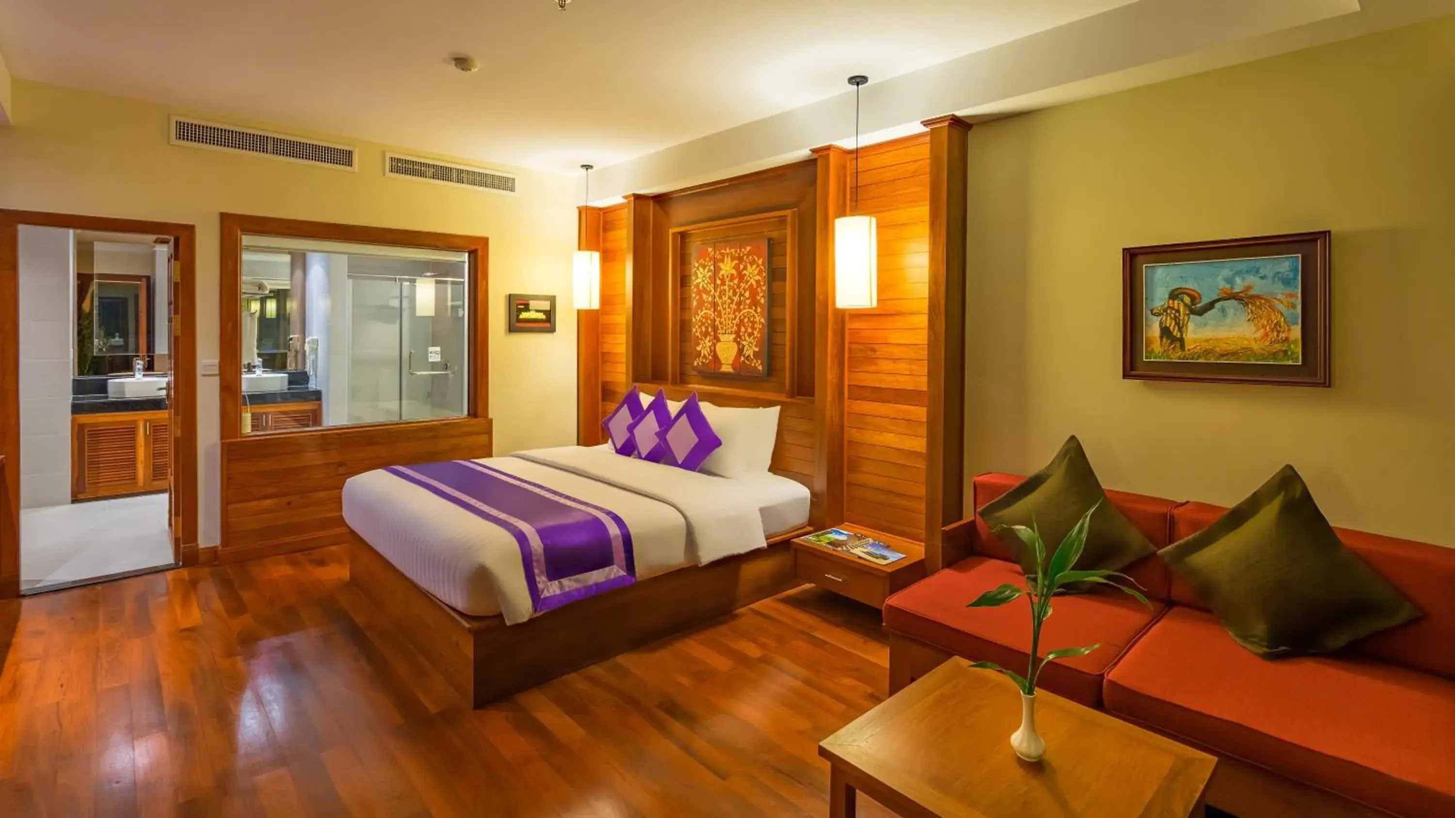 Bedroom, Bed in Angkor Miracle Resort & Spa