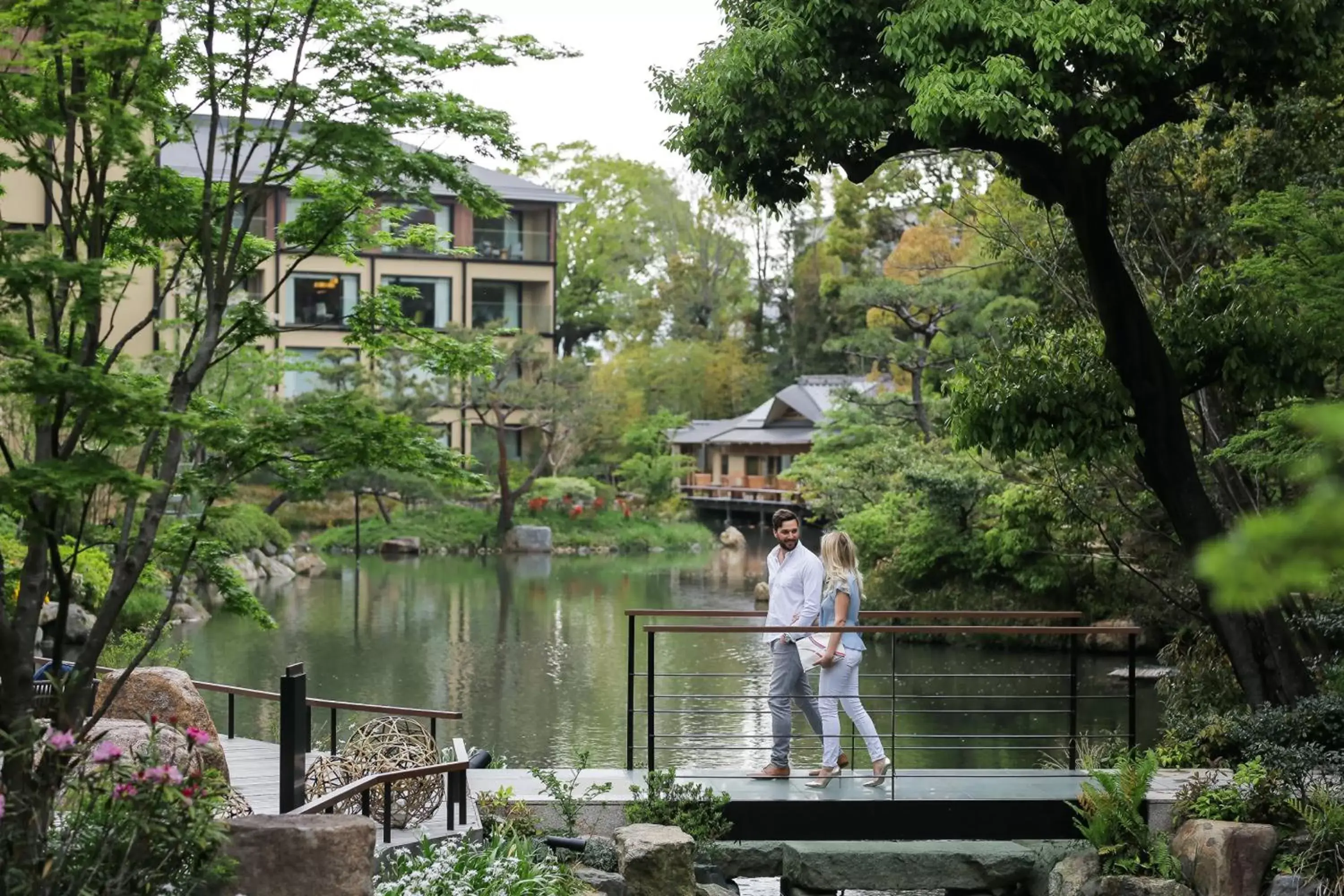 Garden, Property Building in Four Seasons Hotel Kyoto