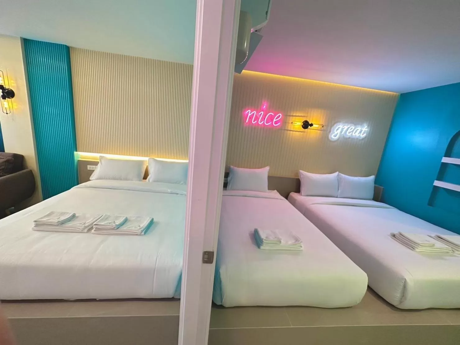 Bed in Ascella Bangkok Hotel