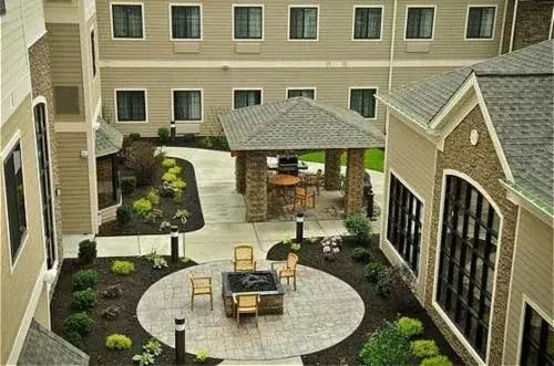 Patio in Hawthorn Suites by Wyndham Williamsville Buffalo Airport
