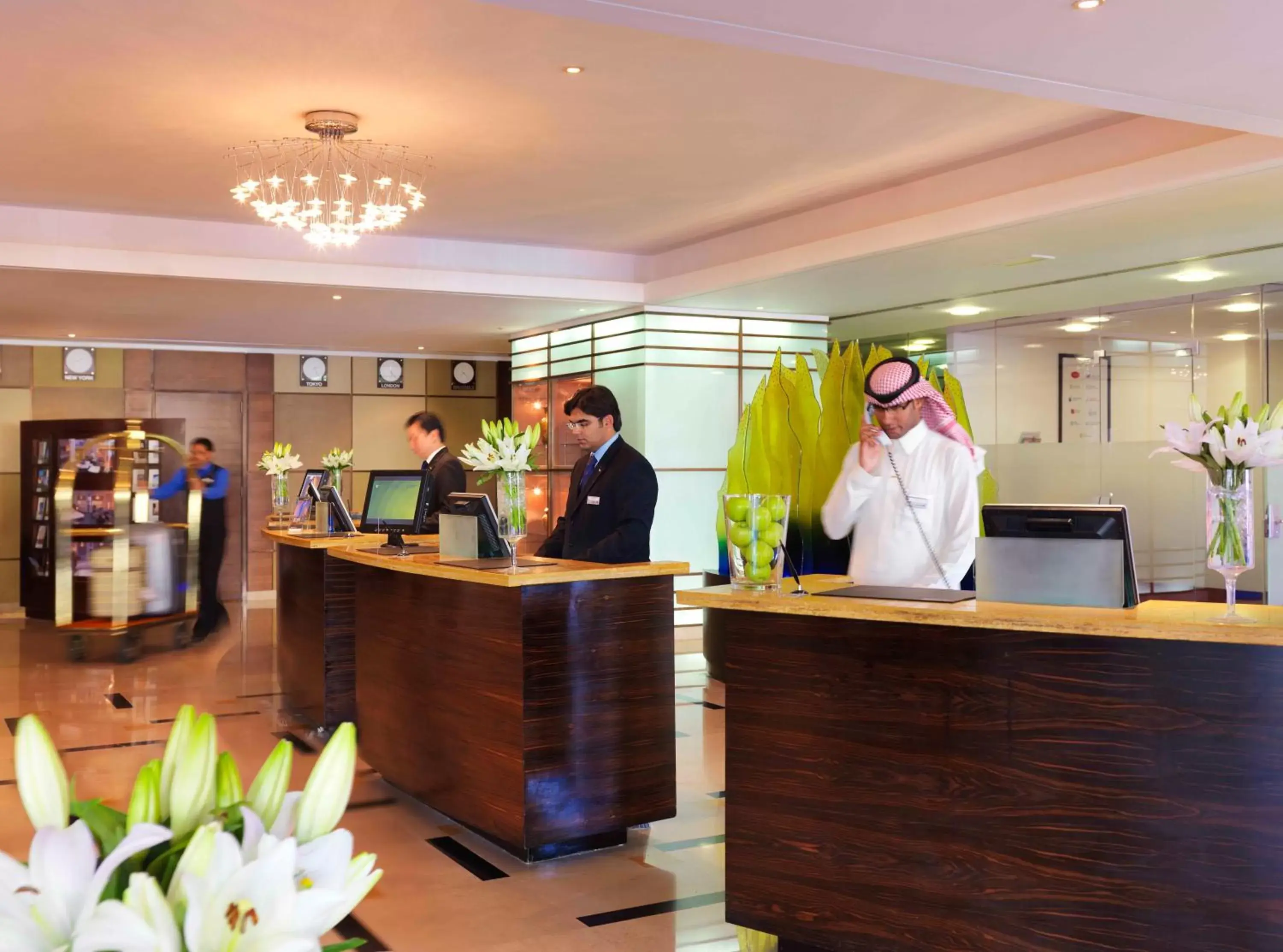 Staff, Lobby/Reception in Radisson Blu Hotel, Riyadh