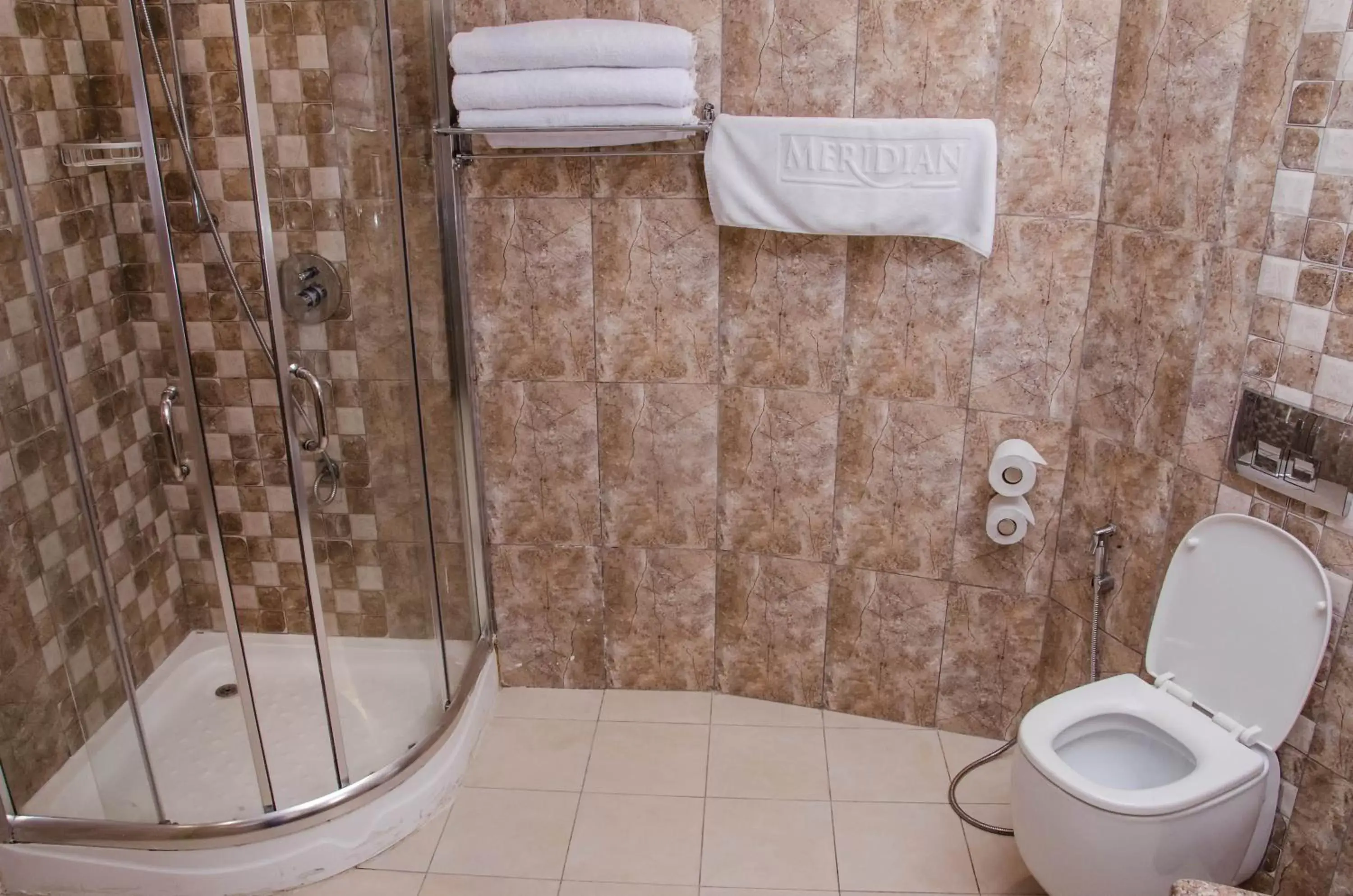 Shower, Bathroom in Best Western Plus Meridian Hotel