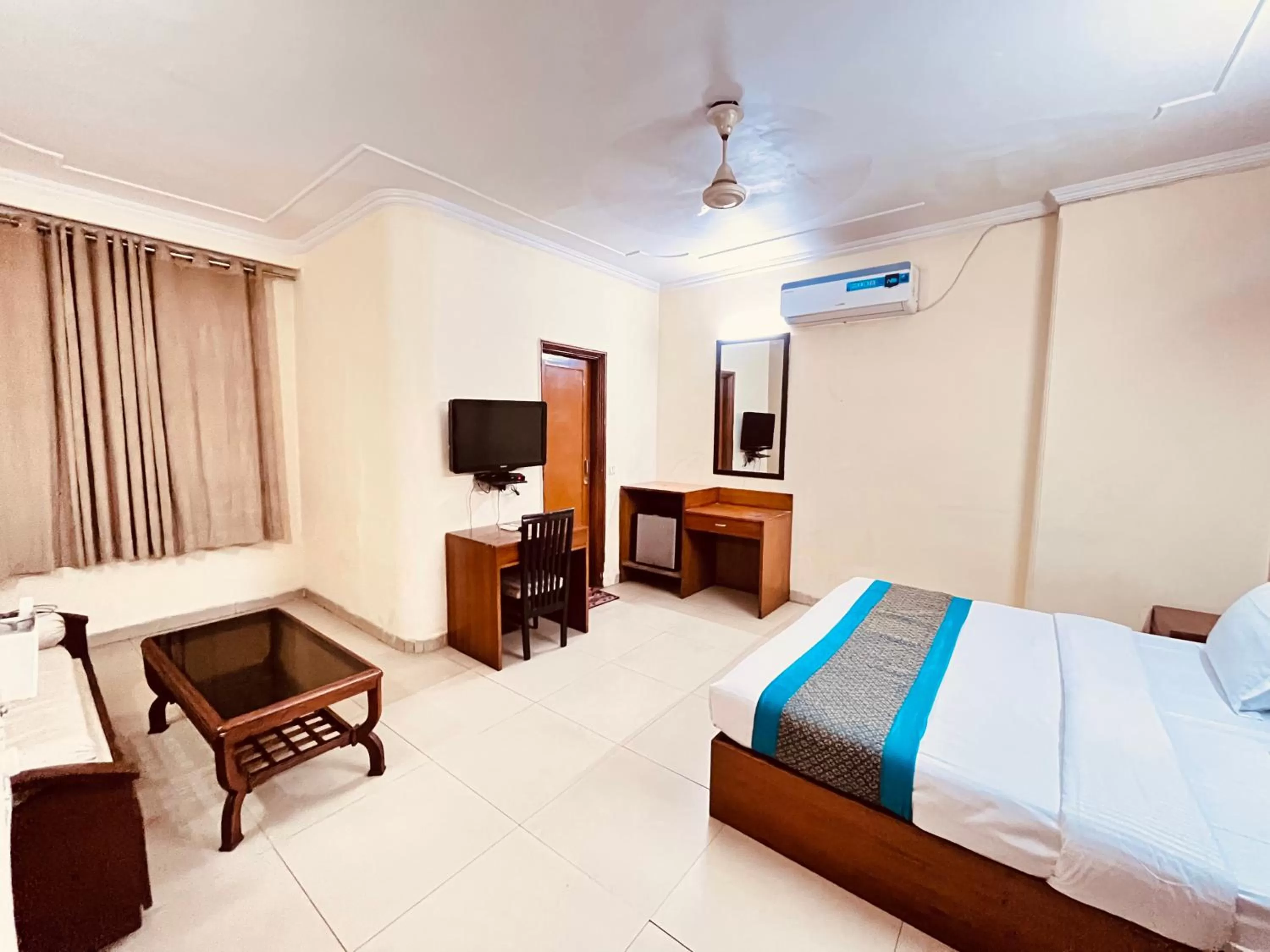 Bed in Ashoka Hotel Karol Bagh Delhi