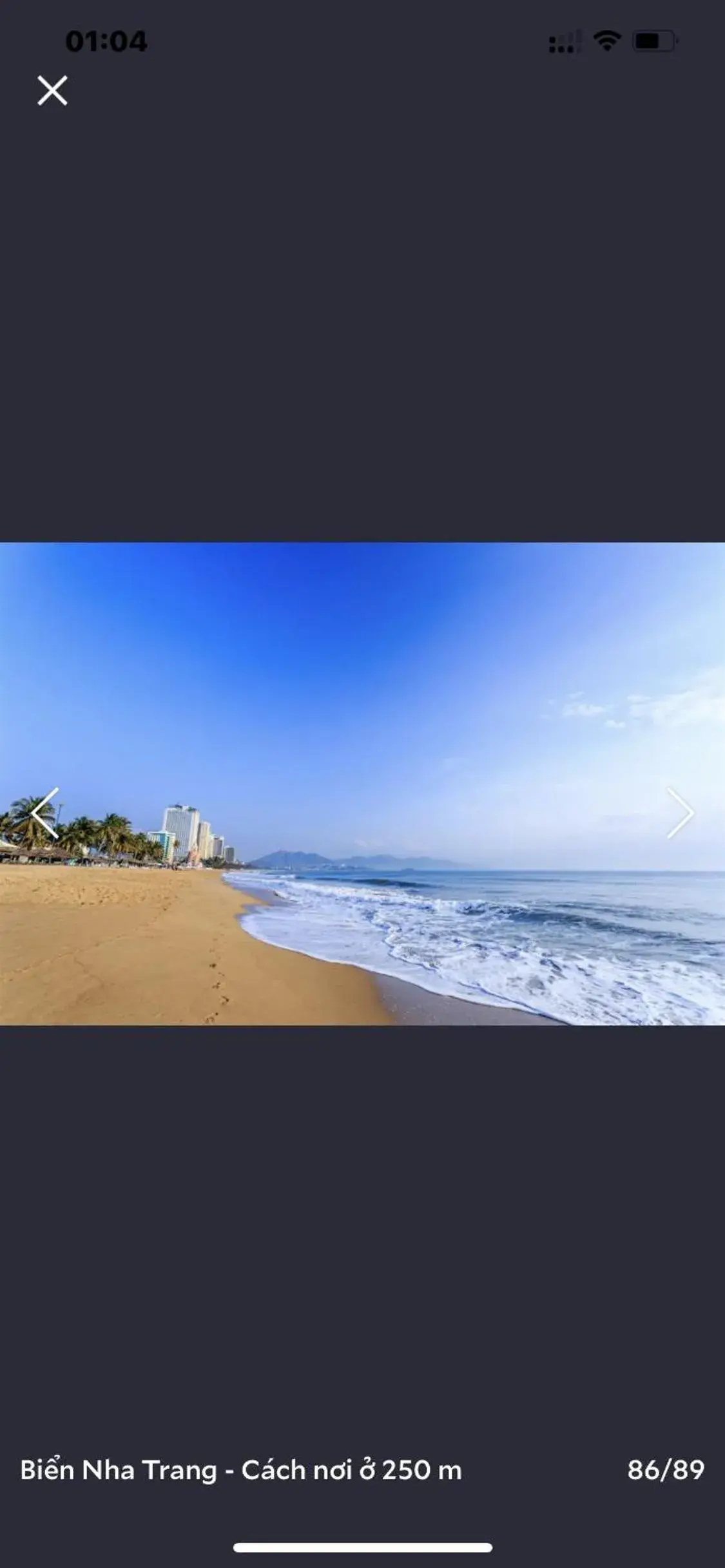 Beach in Tokia hotel nha trang