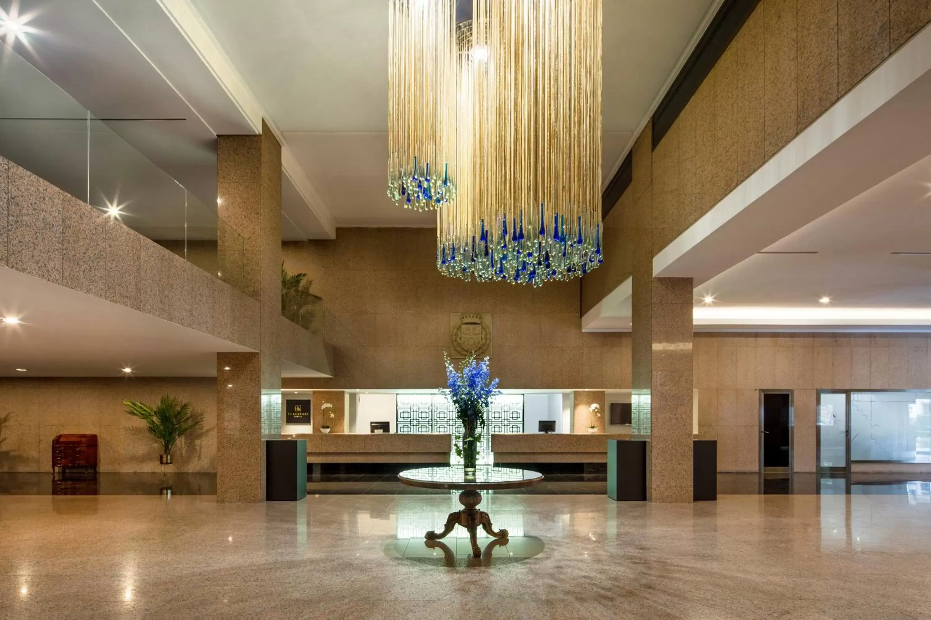 Lobby or reception in Eurostars Gran Hotel Lugo Lobby or reception in Eurostars Gran Hotel Lugo