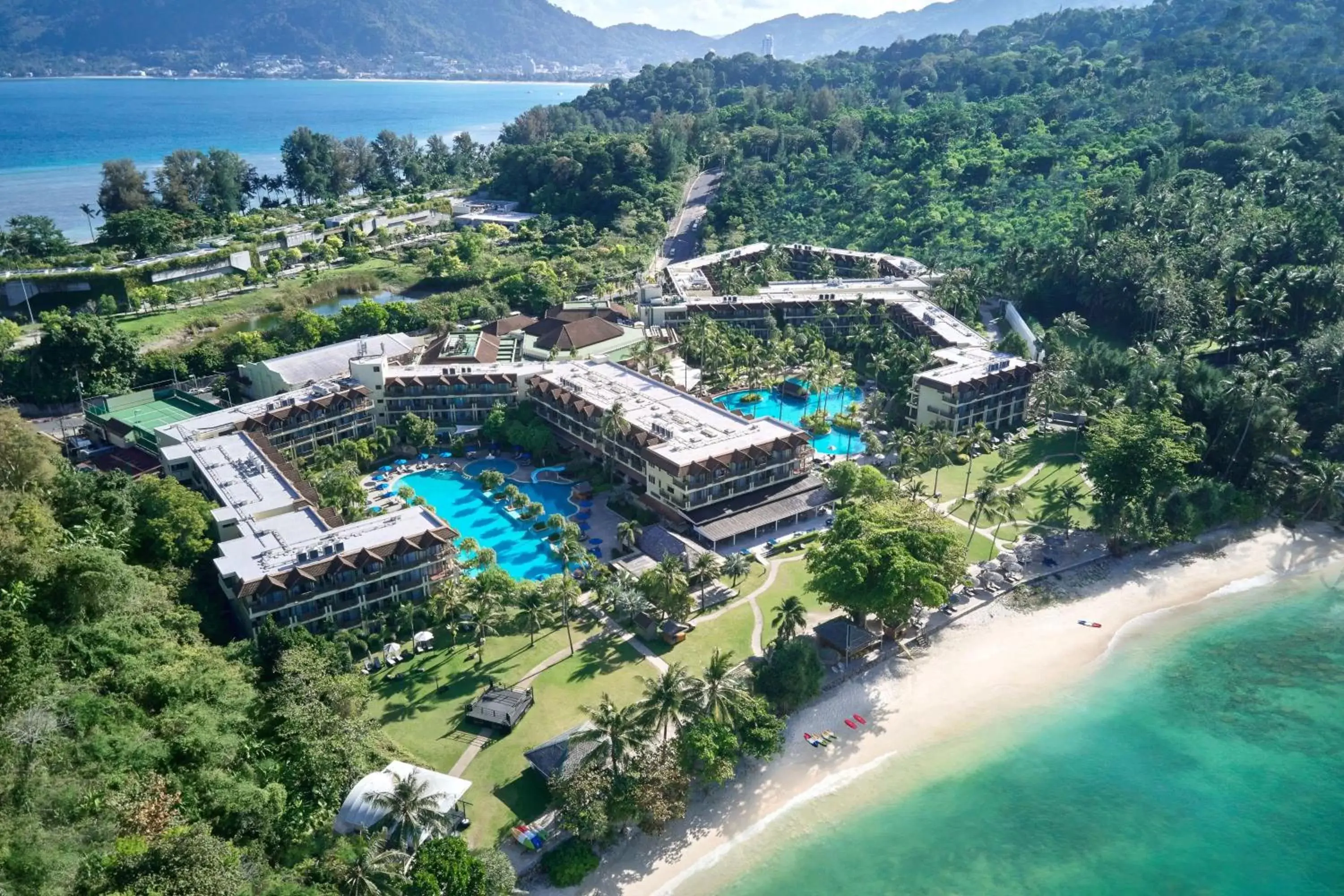 Property building, Bird's-eye View in Phuket Marriott Resort & Spa, Merlin Beach