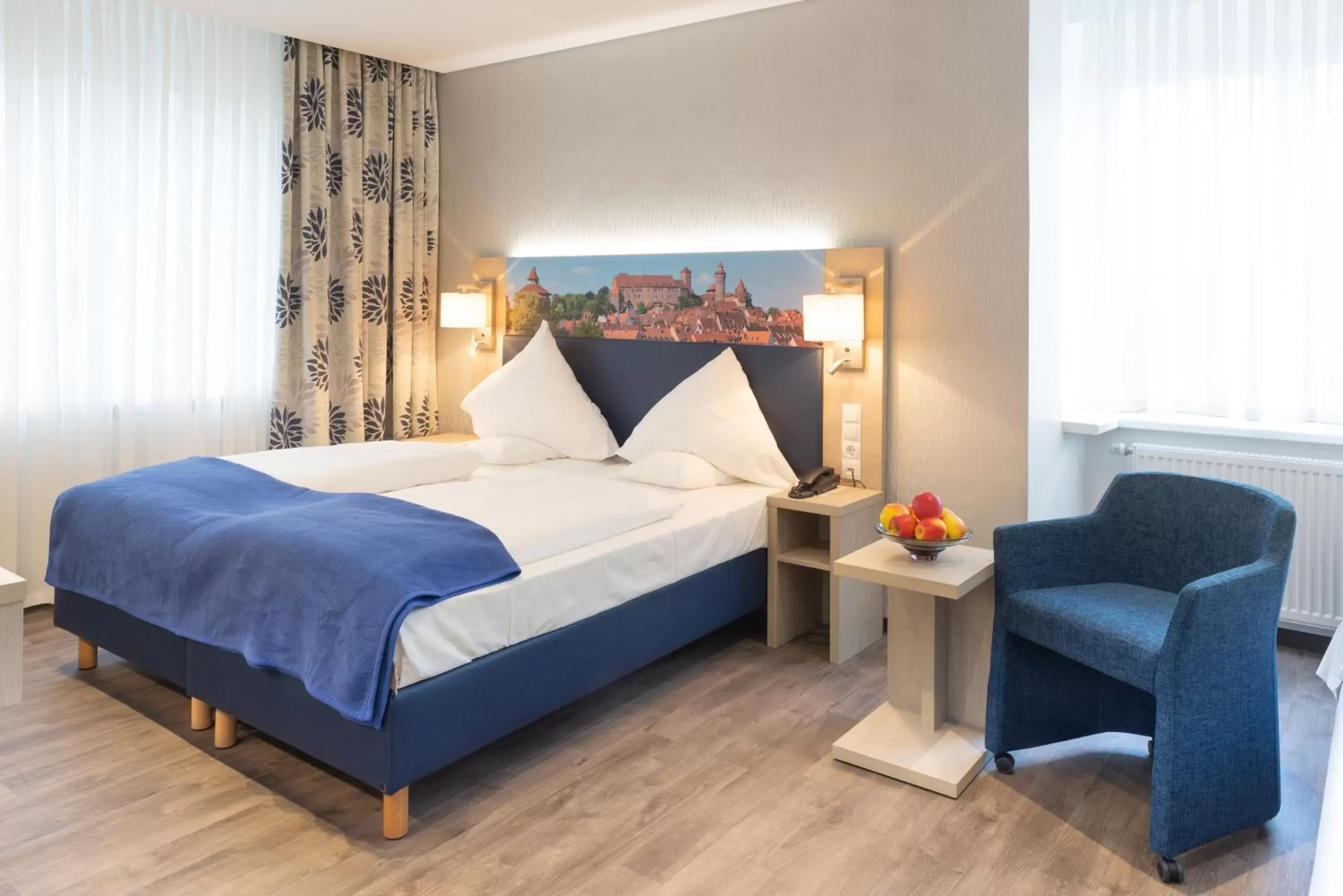 Bedroom, Bed in Ringhotel Loew's Merkur