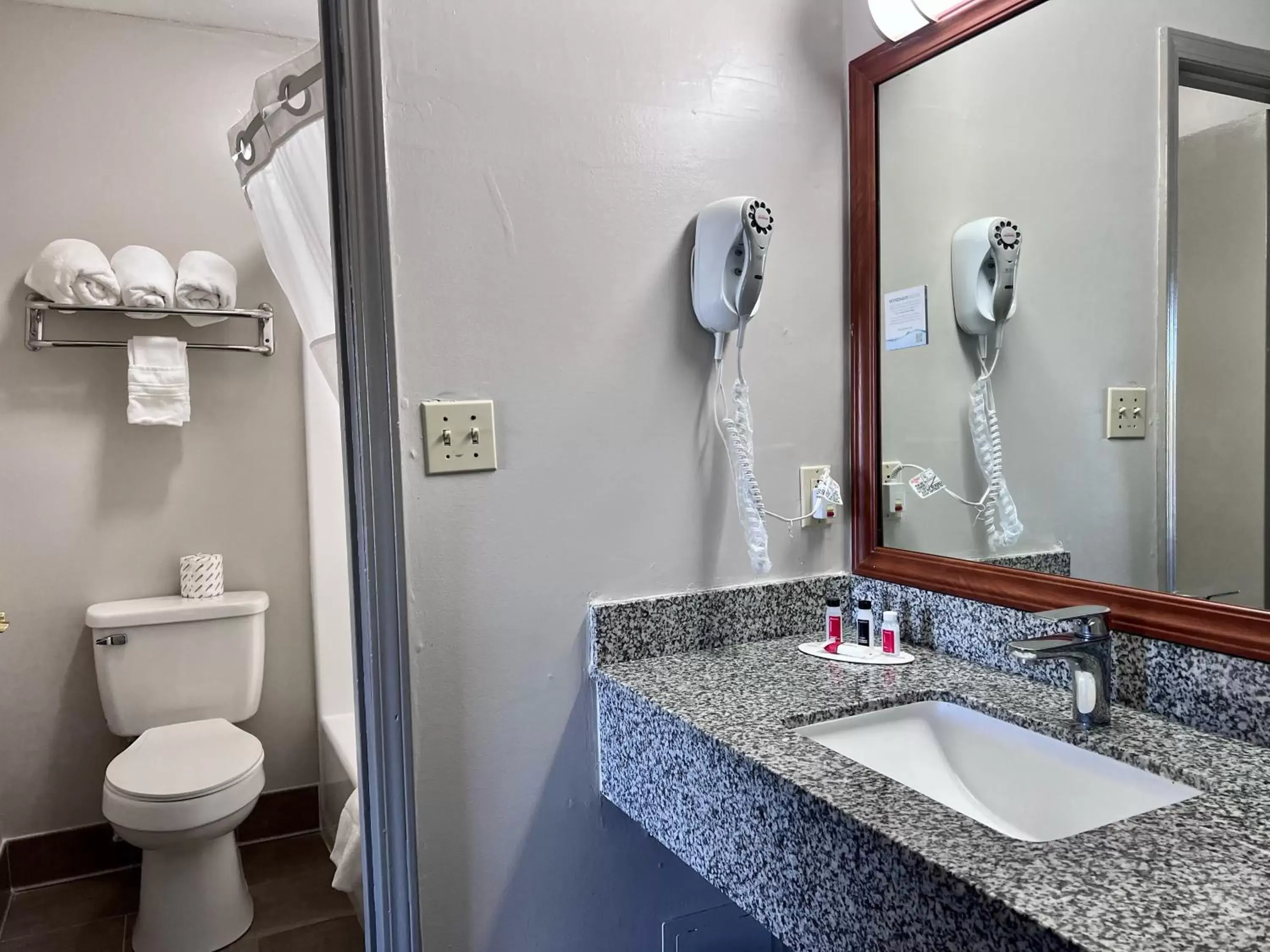 Bathroom in Days Inn by Wyndham Greenville