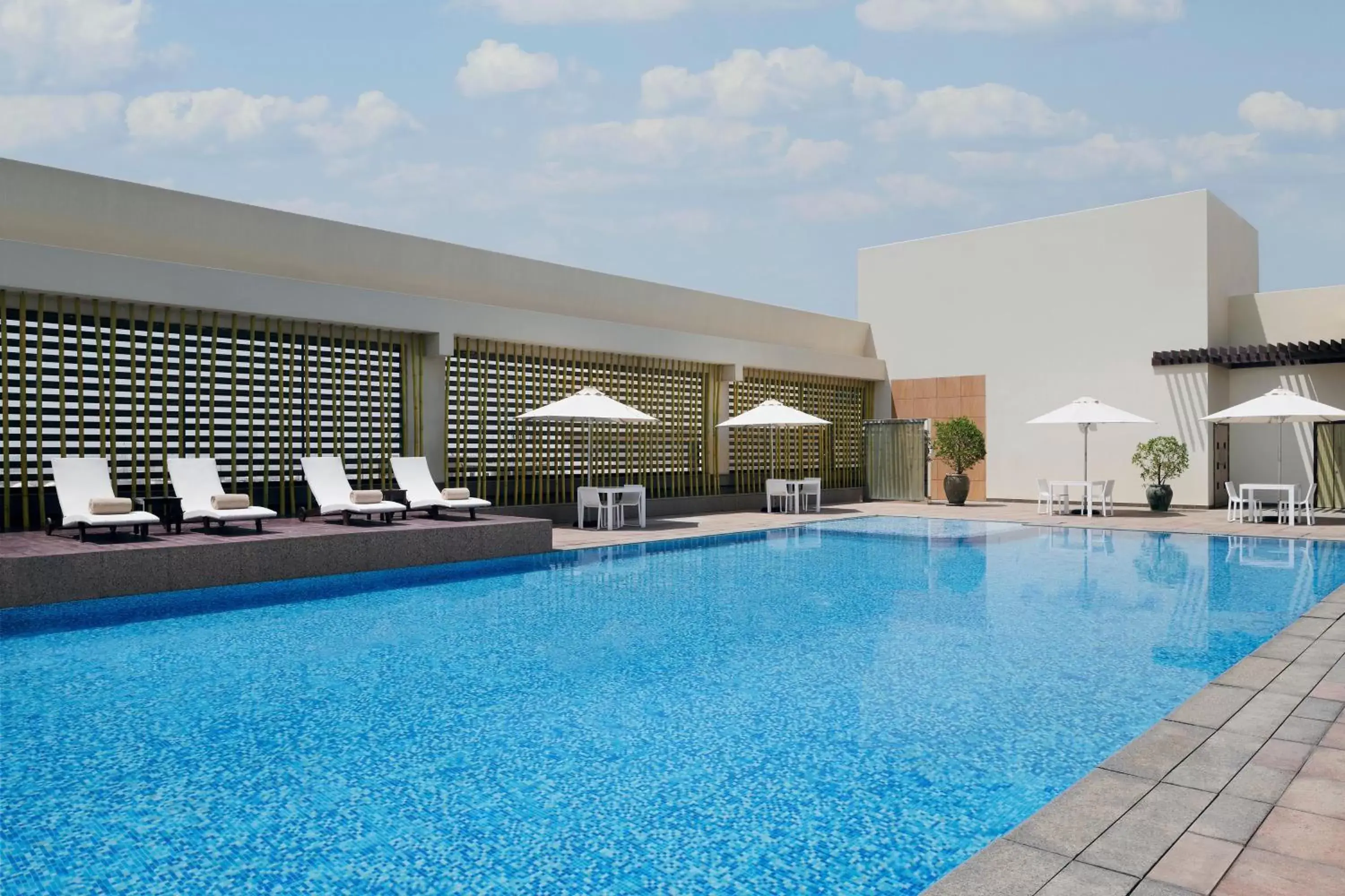 Swimming pool in InterContinental Bahrain by IHG Swimming pool in InterContinental Bahrain by IHG