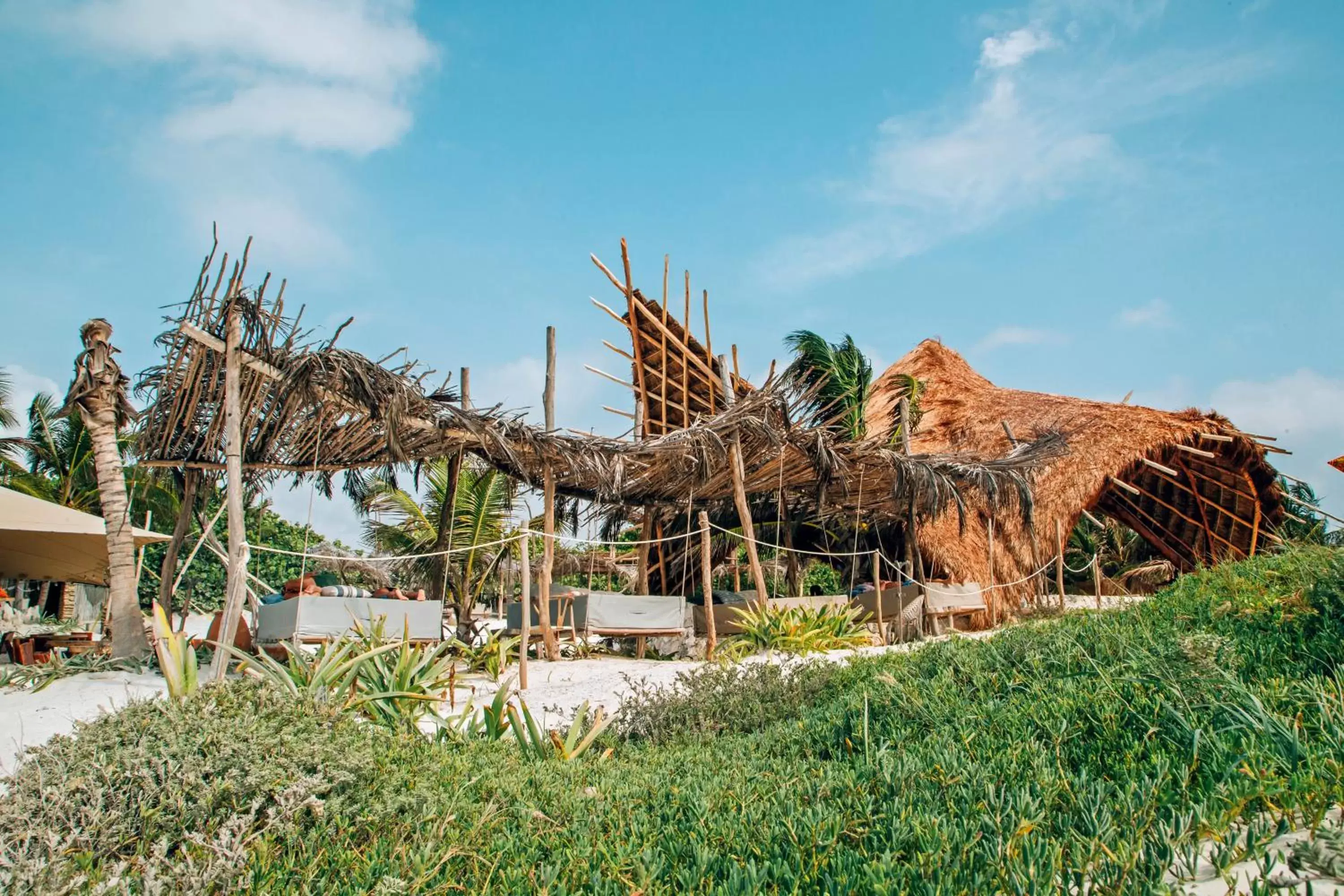 Beach in Ikal Tulum Hotel