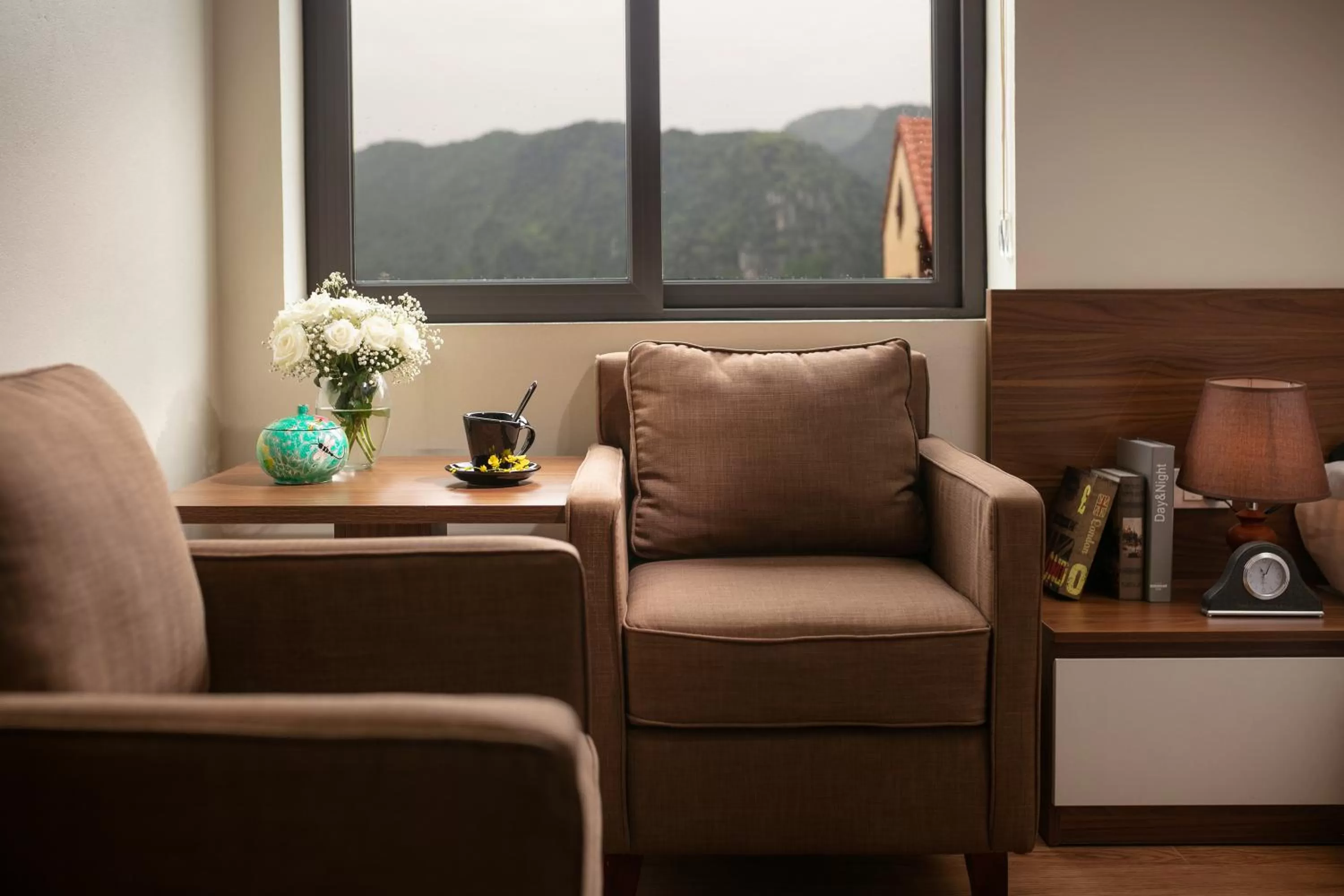 Living room in Tam Coc Holiday Hotel & Villa