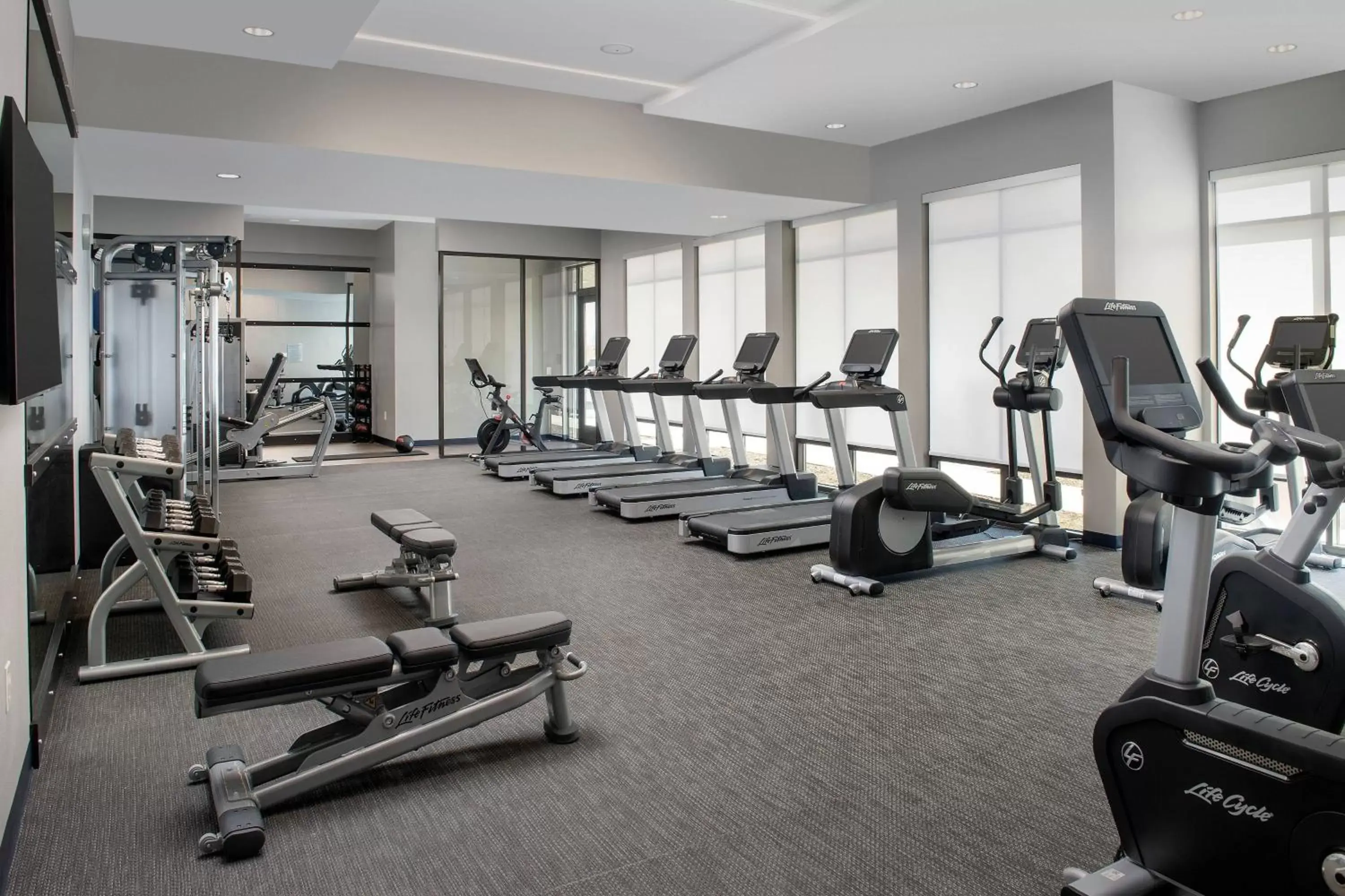 Fitness centre/facilities, Fitness Center/Facilities in Courtyard by Marriott Indianapolis Plainfield