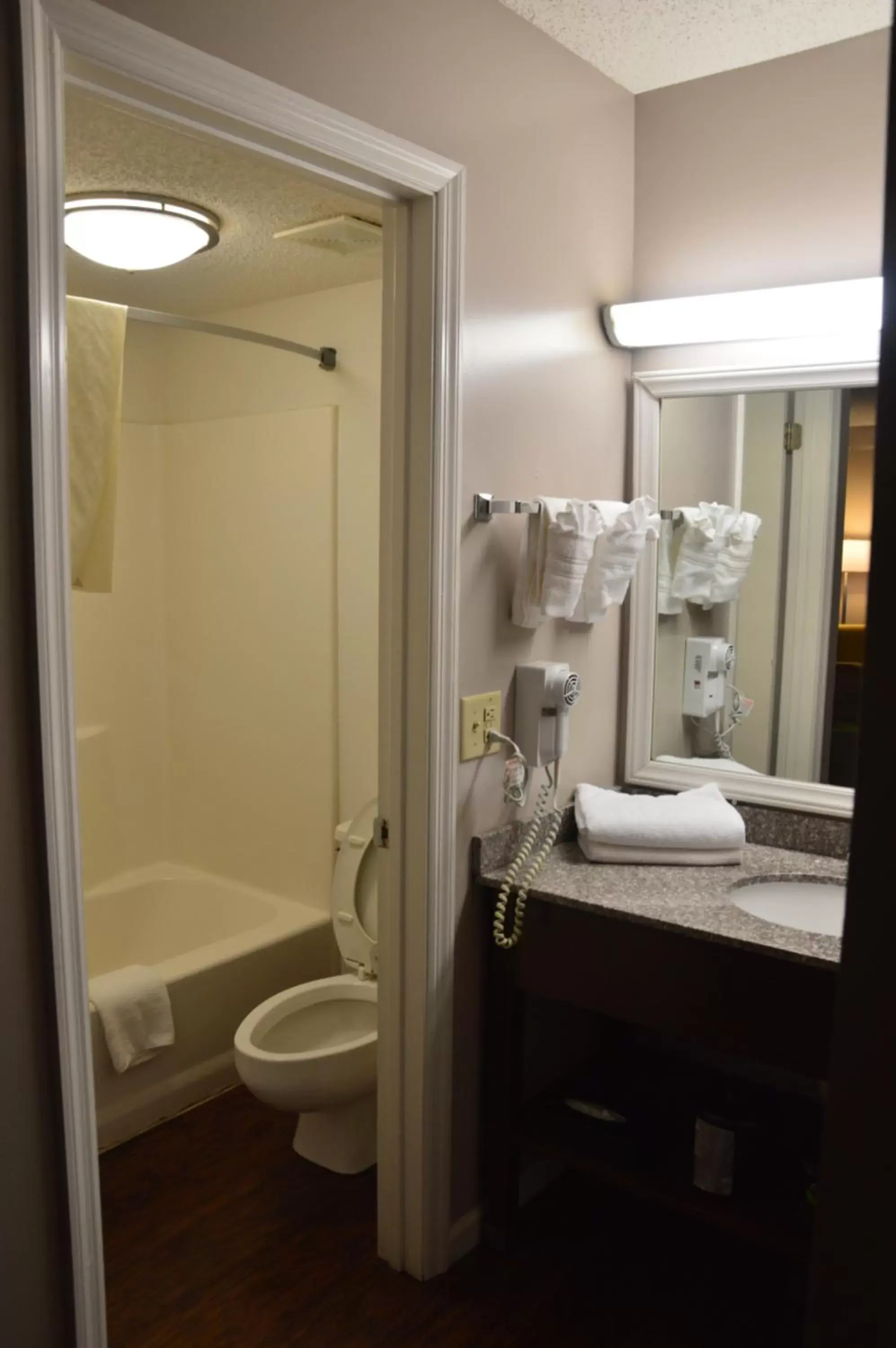 Shower, Bathroom in Super 8 by Wyndham Madison