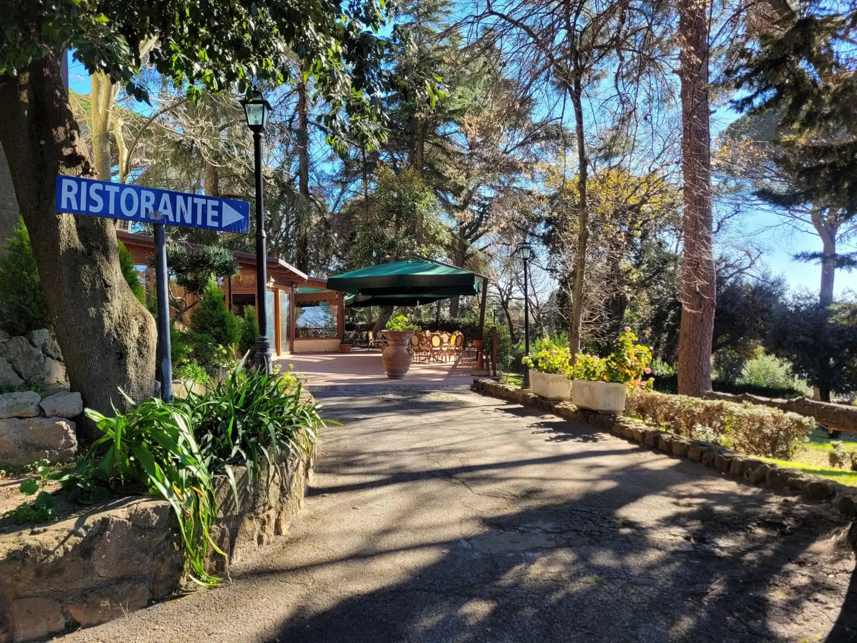 Garden in Hotel Villa Aricia