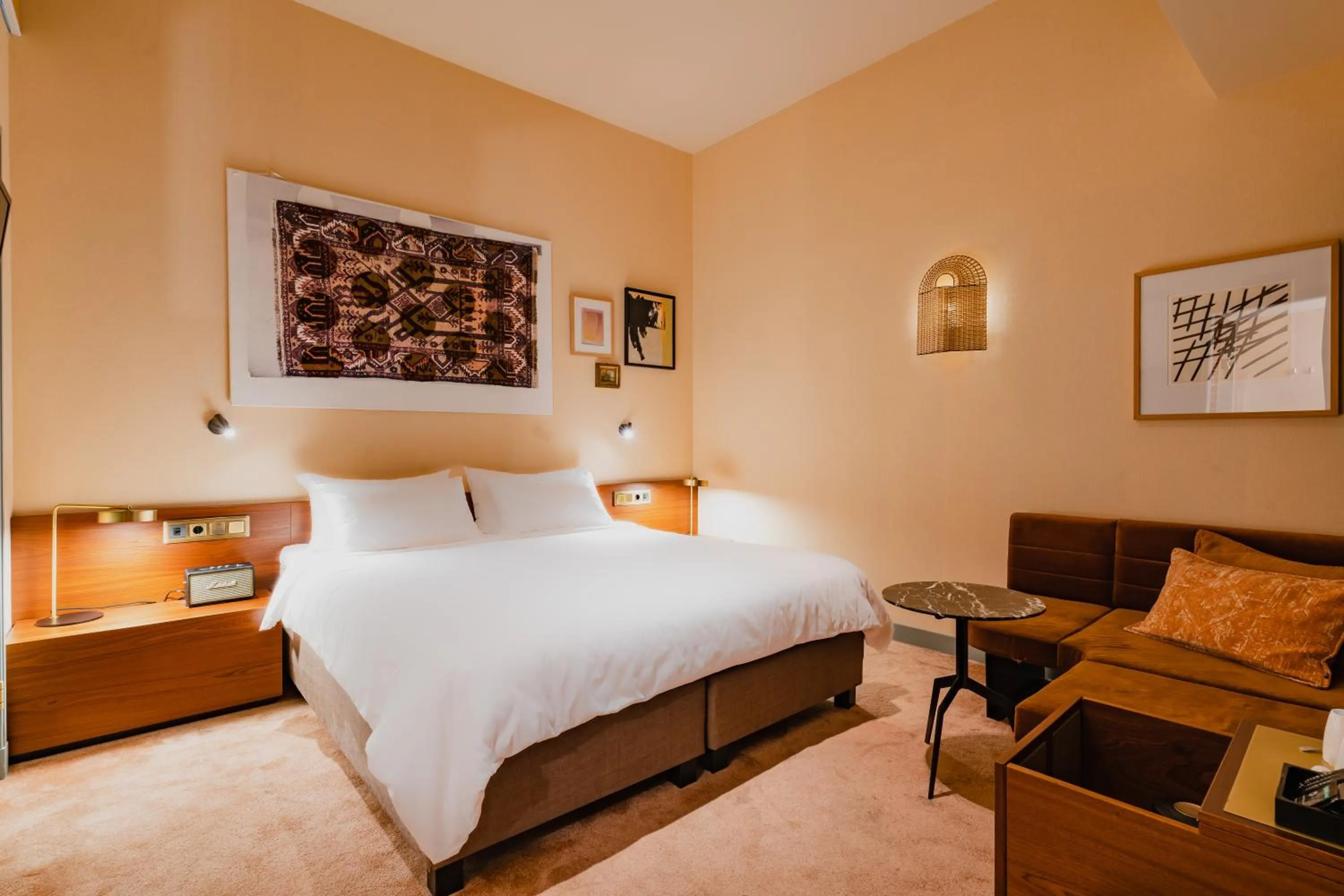 Bed in Hotel Mercier