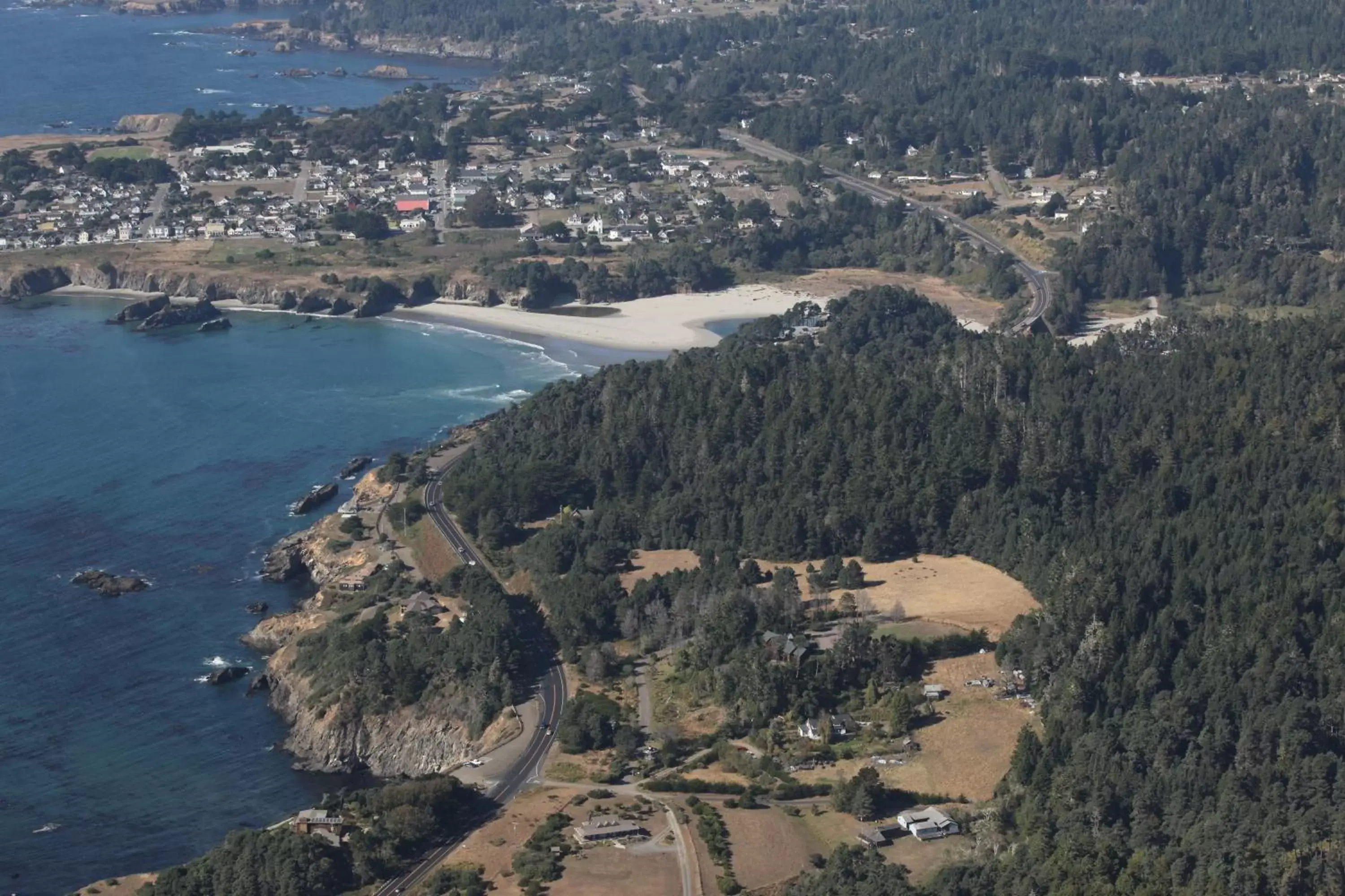 Bird's eye view, Bird's-eye View in Brewery Gulch Inn