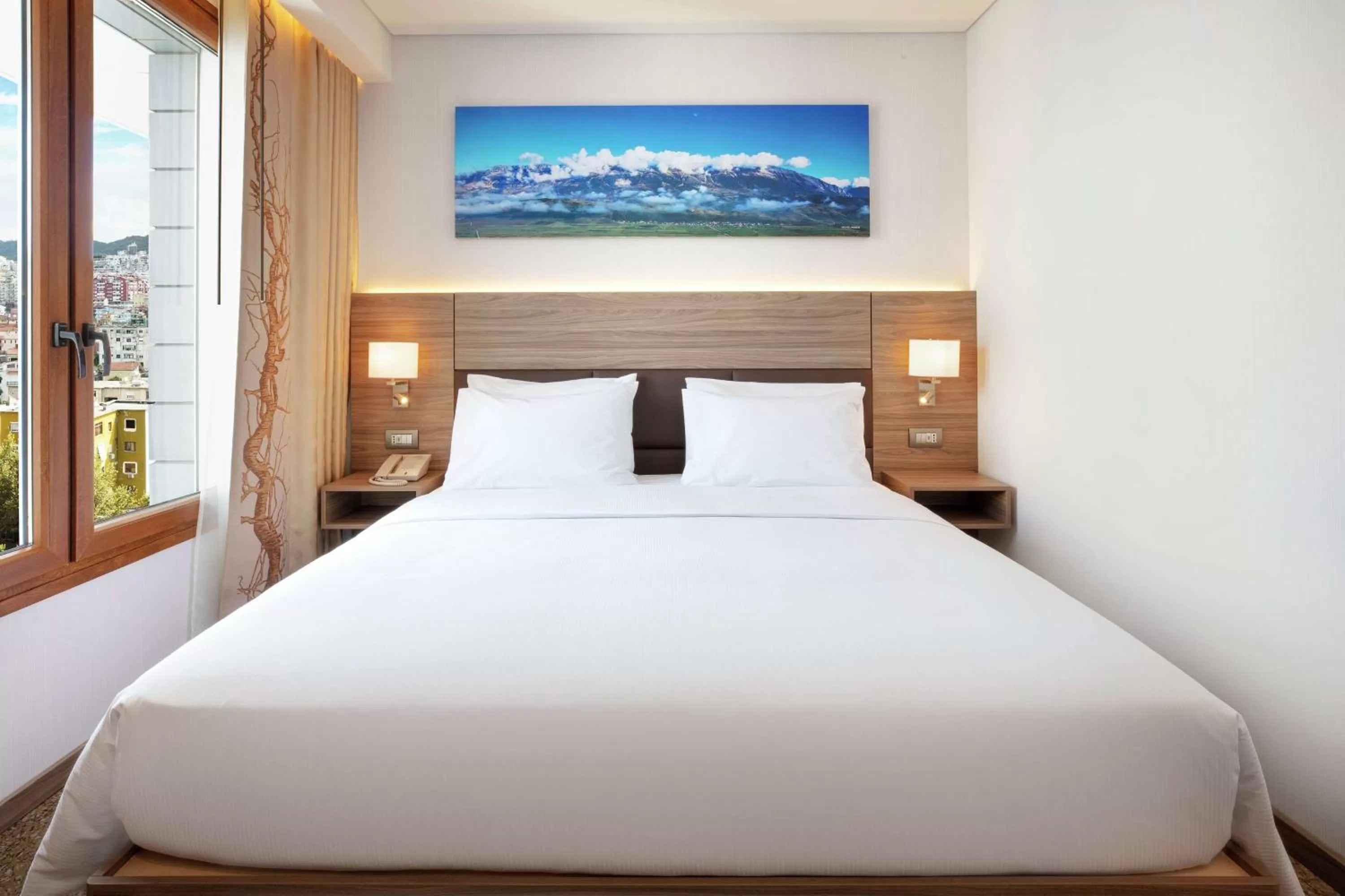 Bed in Hilton Garden Inn Tirana