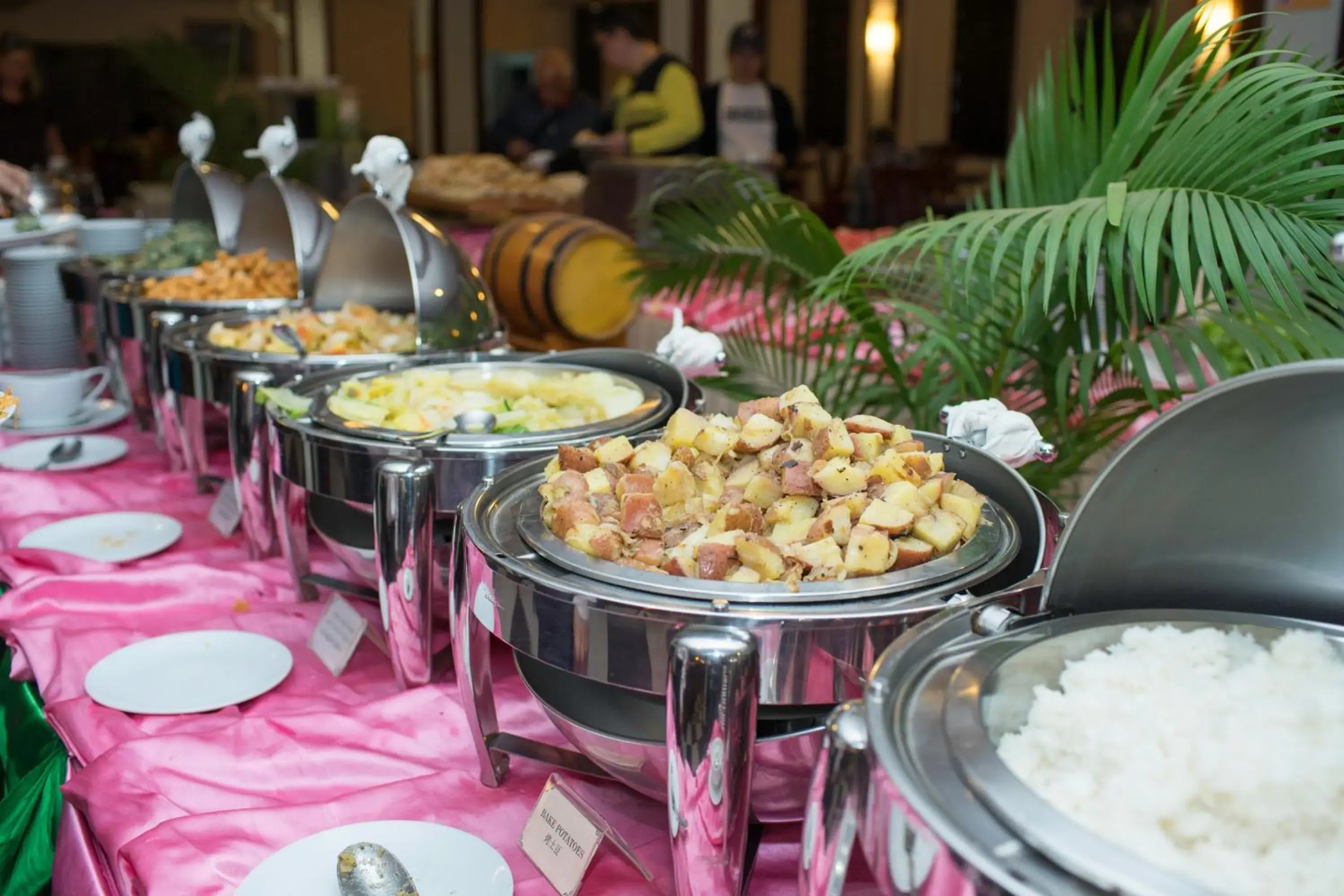 Buffet breakfast in Smiling Hotel