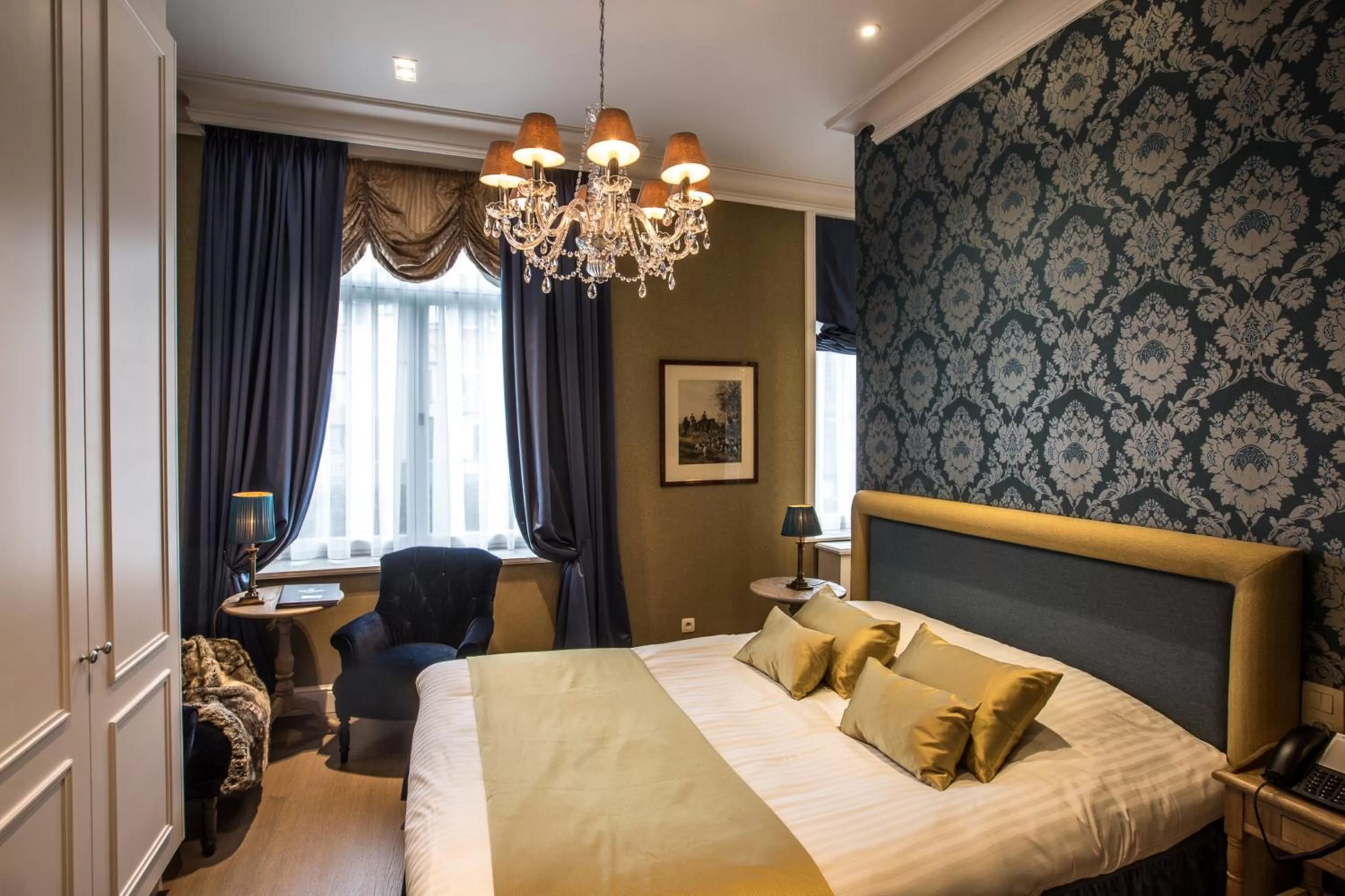 Bedroom, Bed in Boutique Hotel De Castillion