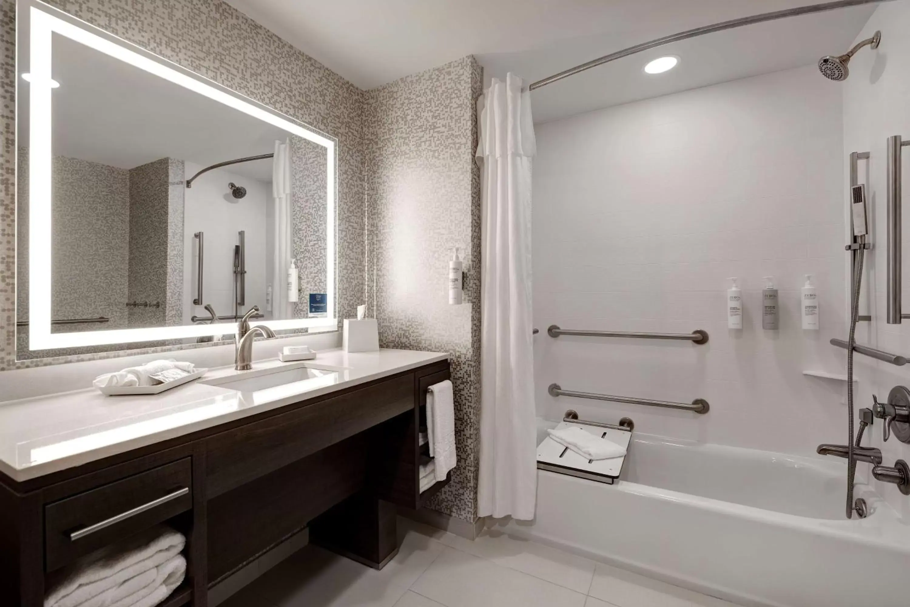Bathroom in Home2 Suites By Hilton Wilkes-Barre