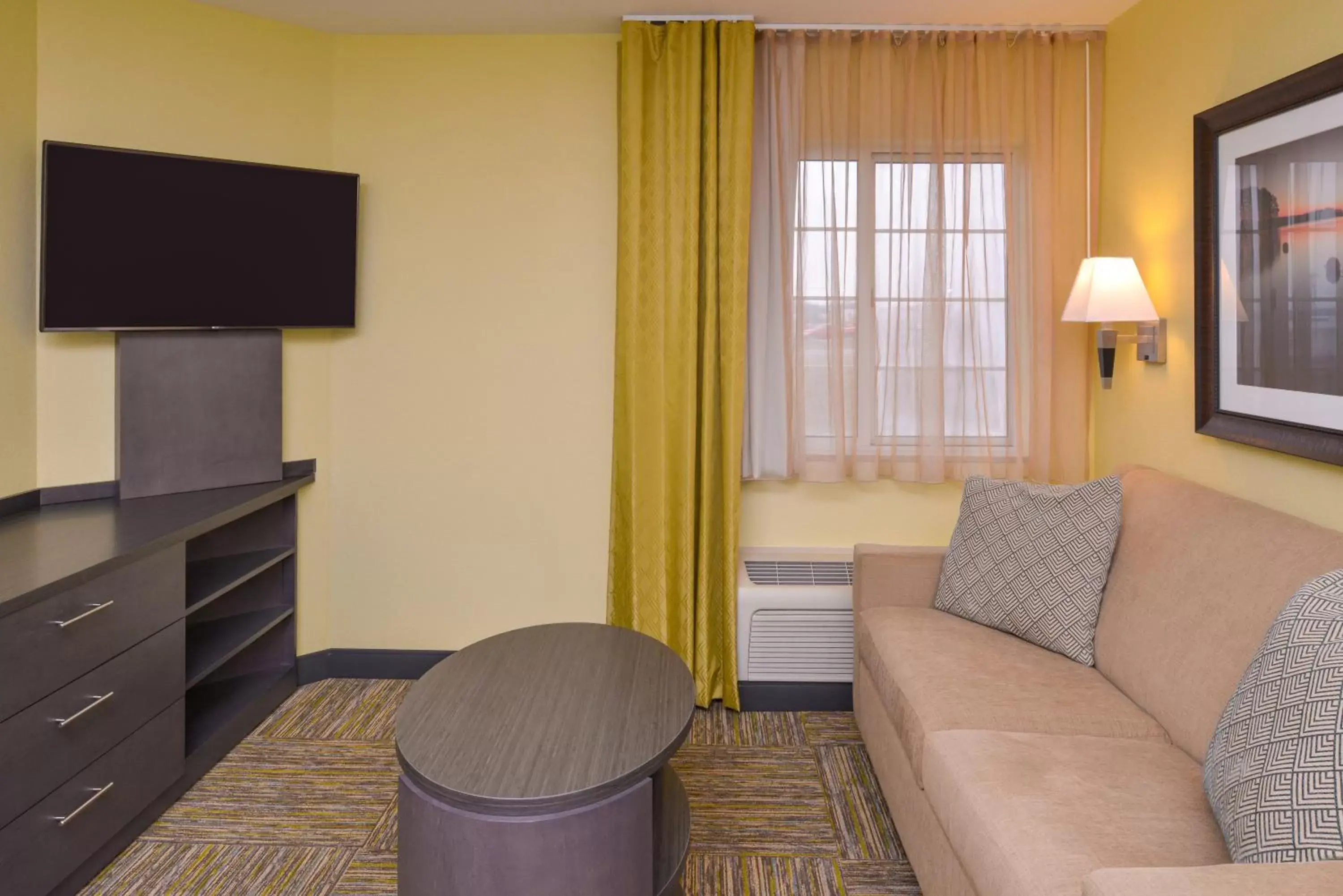 TV and multimedia, Seating Area in Candlewood Suites - Plano North, an IHG Hotel