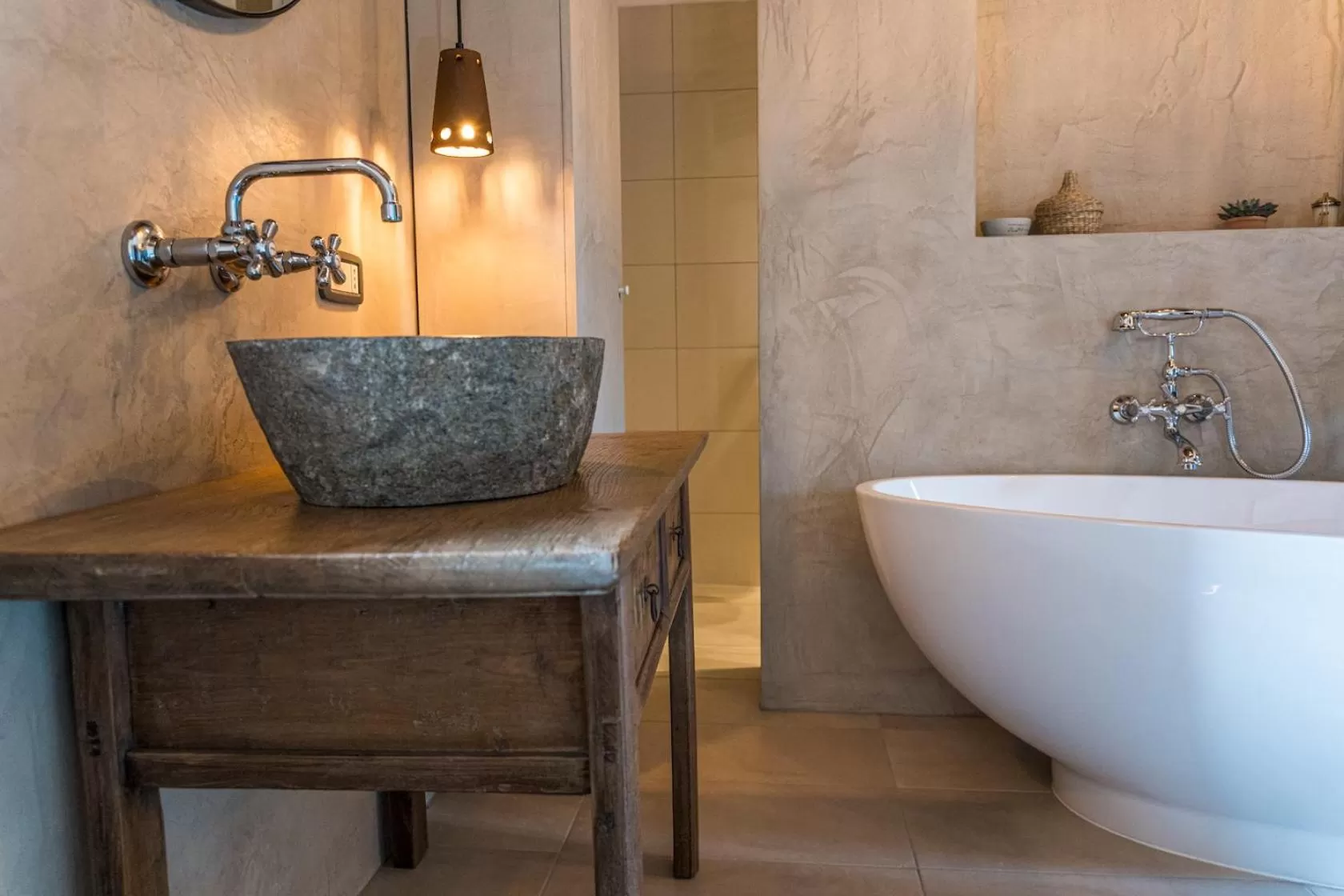 Bathroom in Borgo Castello Panicaglia