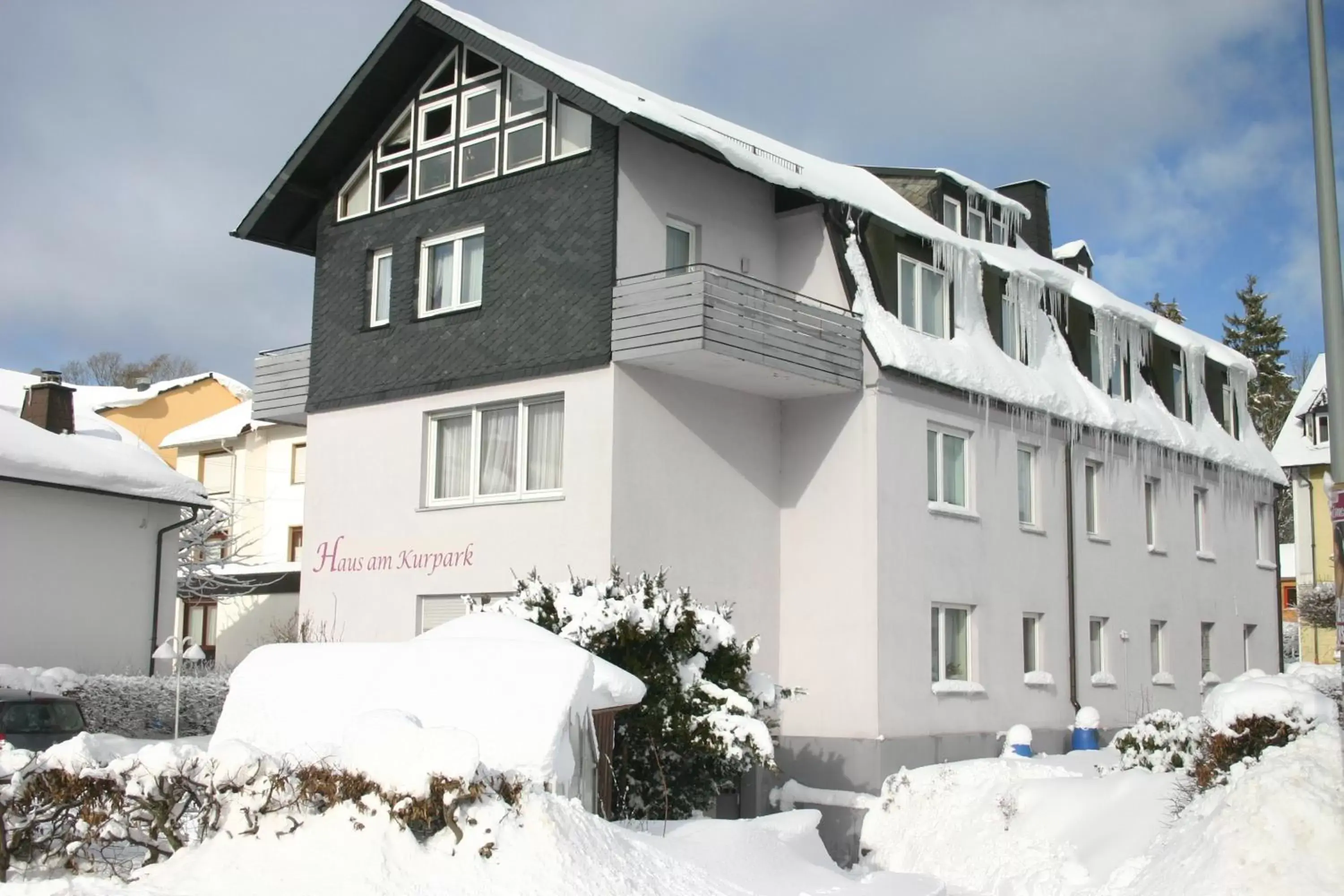 Winter in Haus am Kurpark Hotel Garni