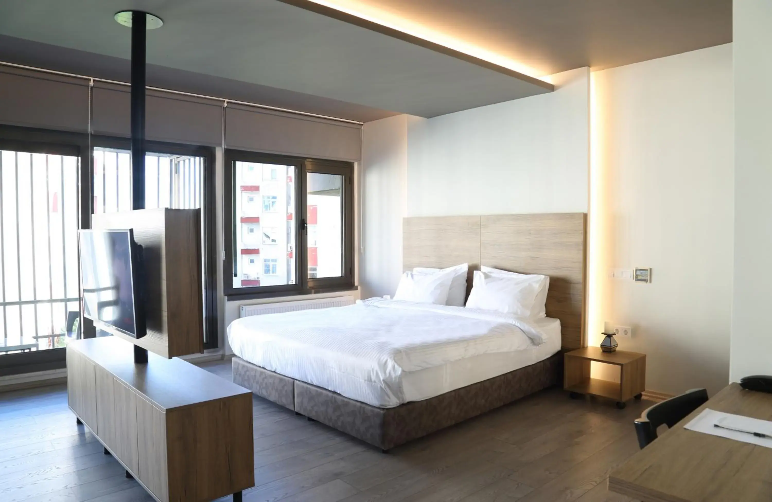 Bed in Apartman Istanbul
