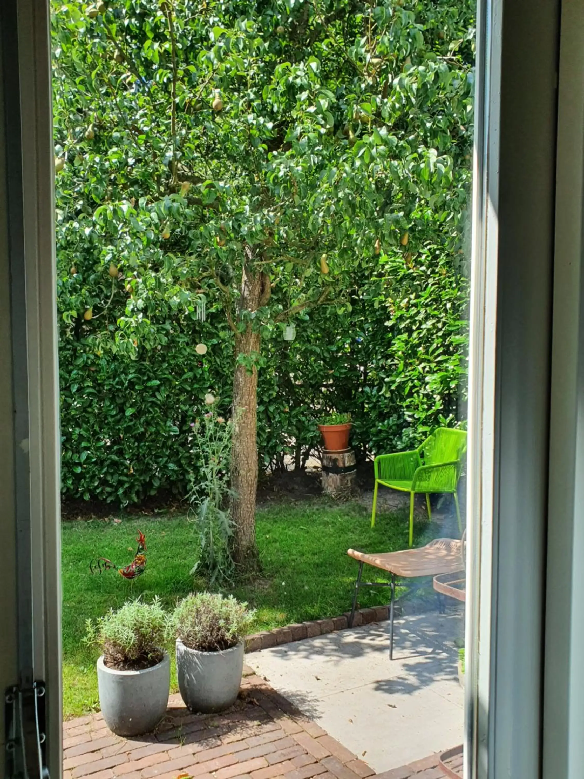 View (from property/room), Garden in Bed and Breakfast en Studio Het Atelier