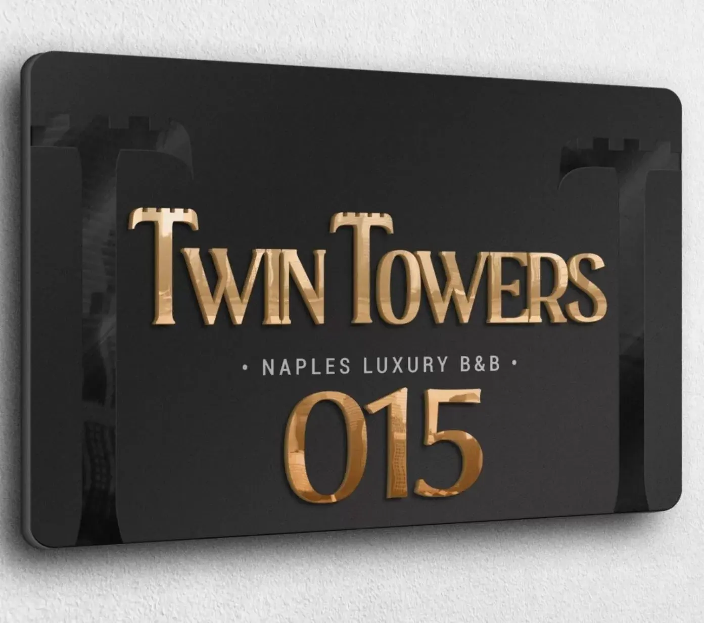 Property Logo/Sign in Twin Towers Naples Luxury