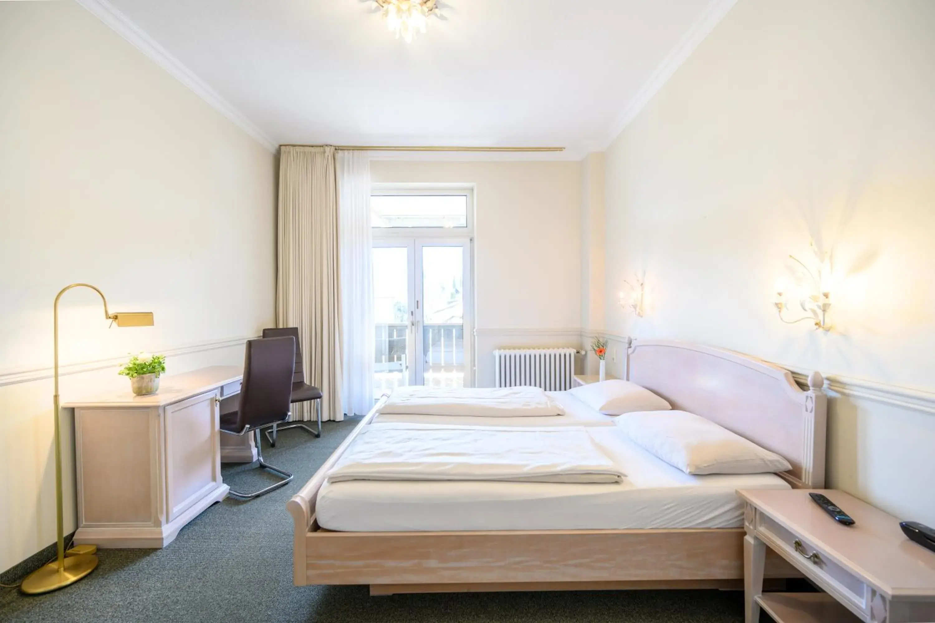 Photo of the whole room, Bed in Biohotel Garmischer Hof