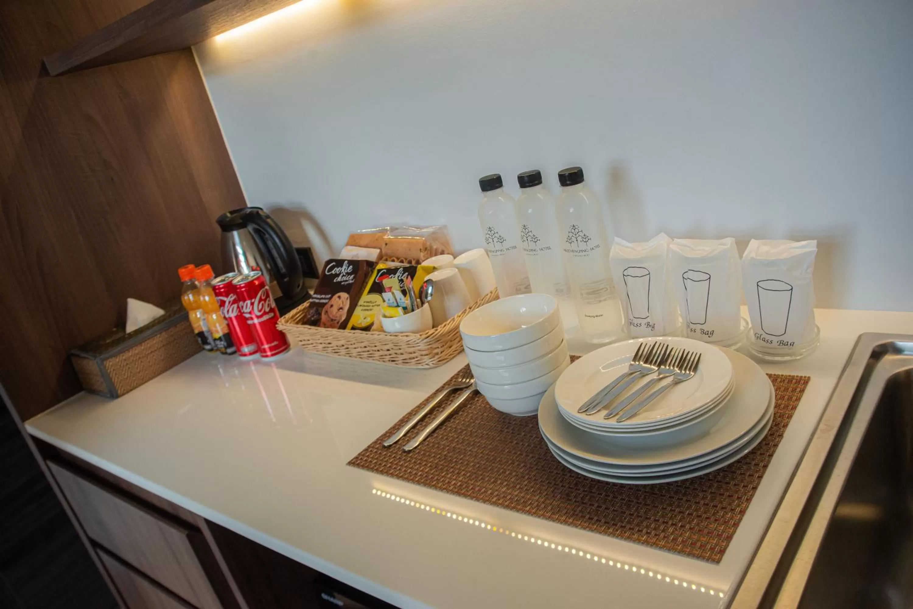 Kitchen or kitchenette in Sareeviengping Hotel Chiangmai