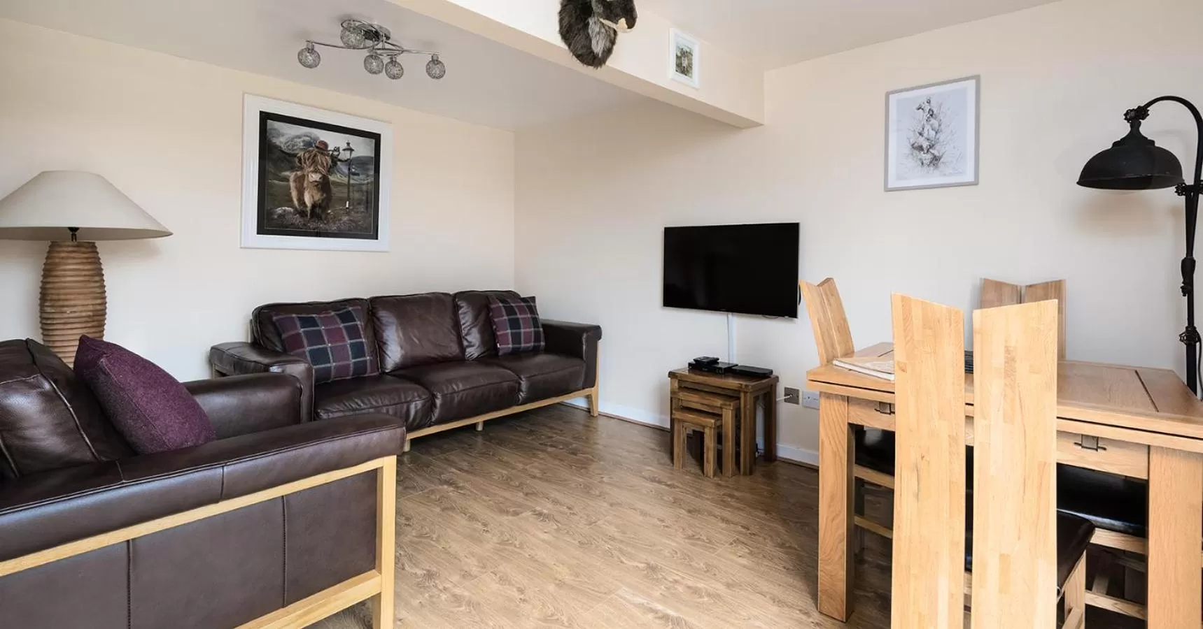 Living room in Croft Na Coille