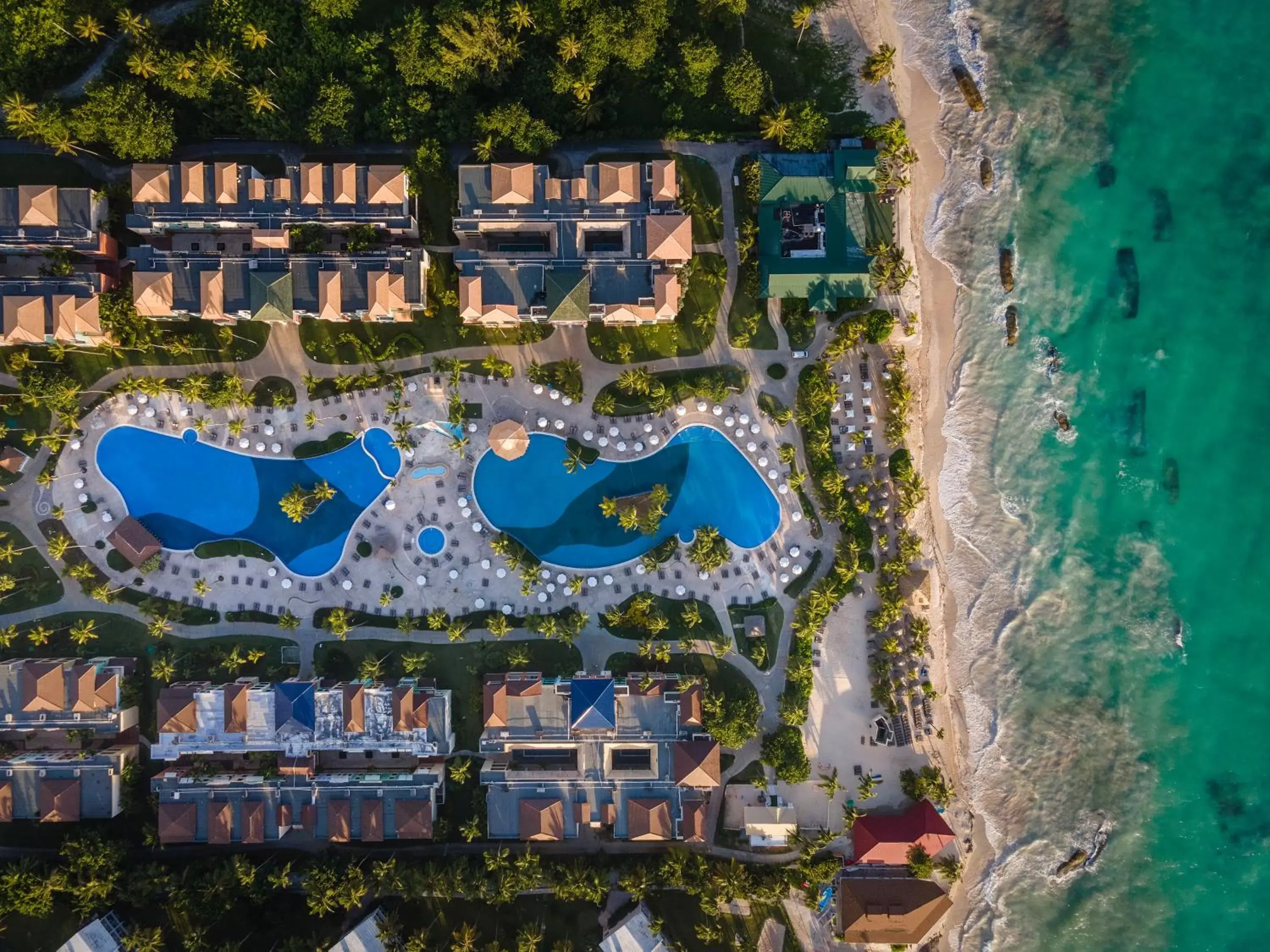 Bird's-eye View in Ocean Blue & Sand Beach Resort - All Inclusive