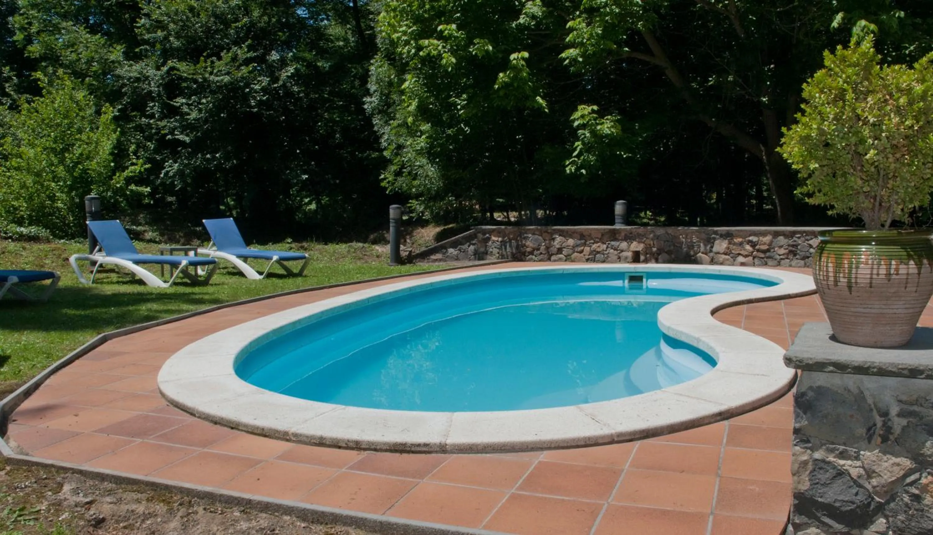 Swimming pool in Hotel Can Blanc