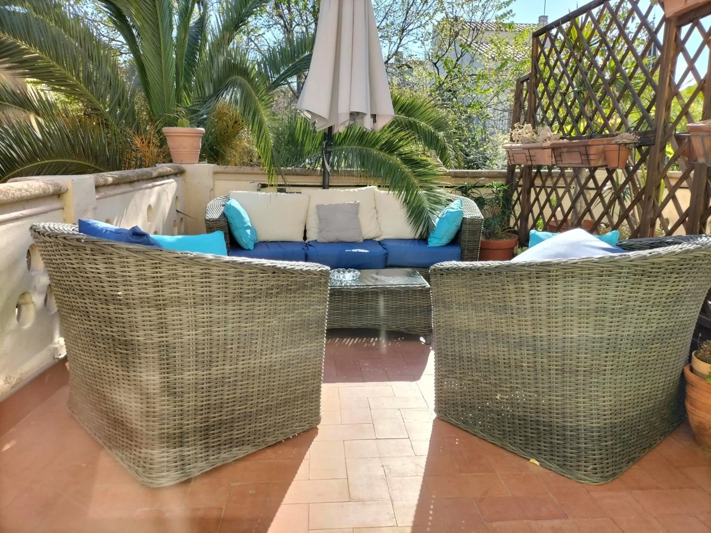 Balcony/Terrace, Seating Area in Sitges Royal Rooms